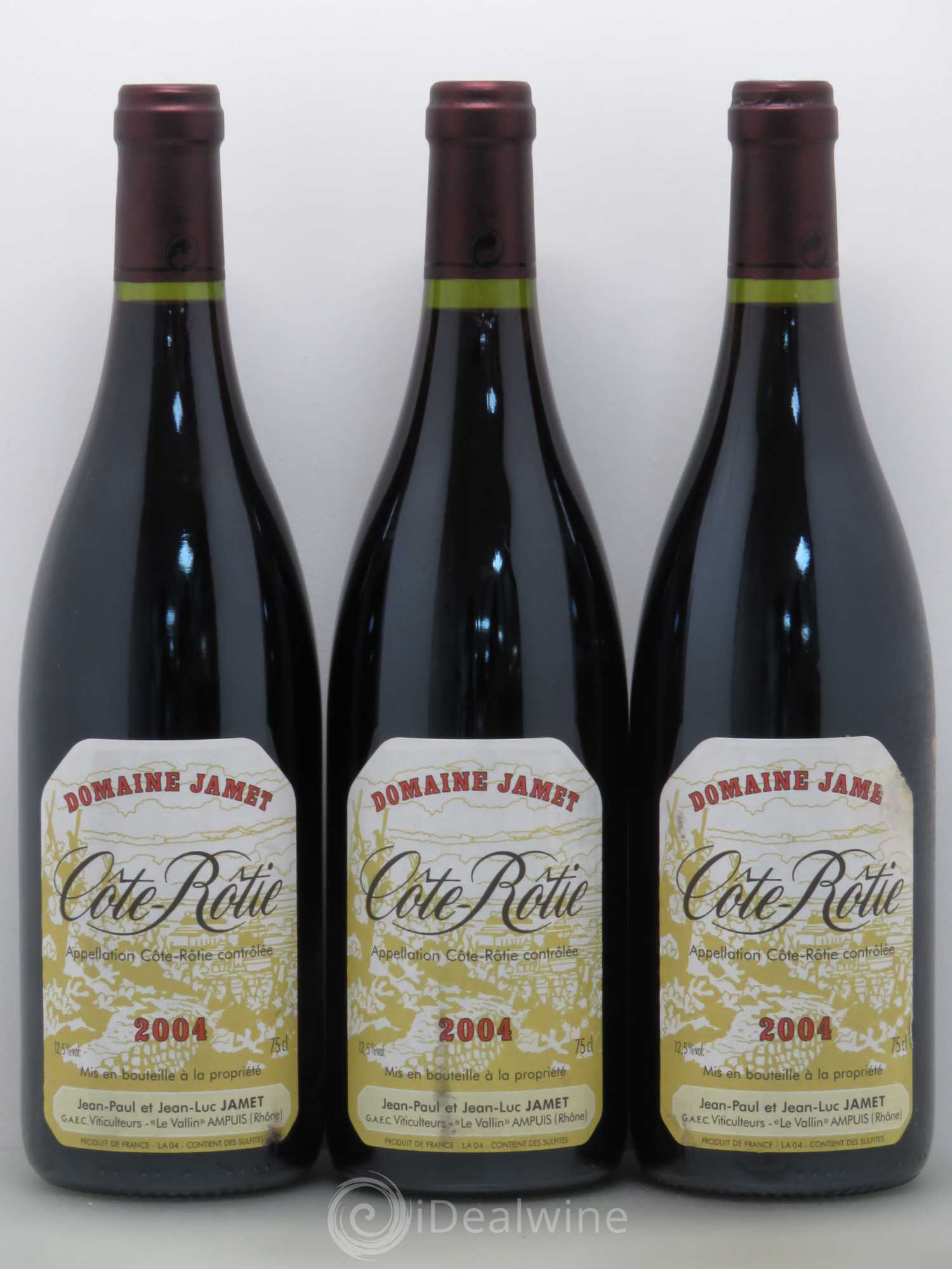 Côte-Rôtie Jamet (Domaine) 2004 - Lot de 3 bouteilles - 0