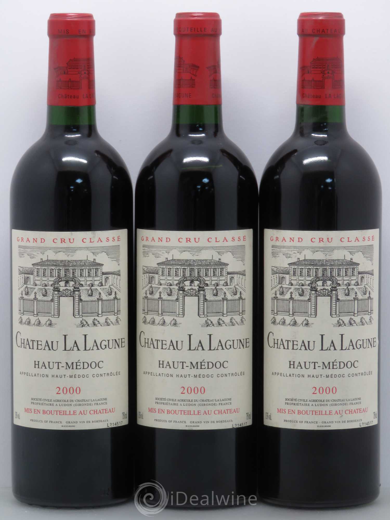 Château la Lagune 3ème Grand Cru Classé 2000 - Lot de 12 bouteilles - 3
