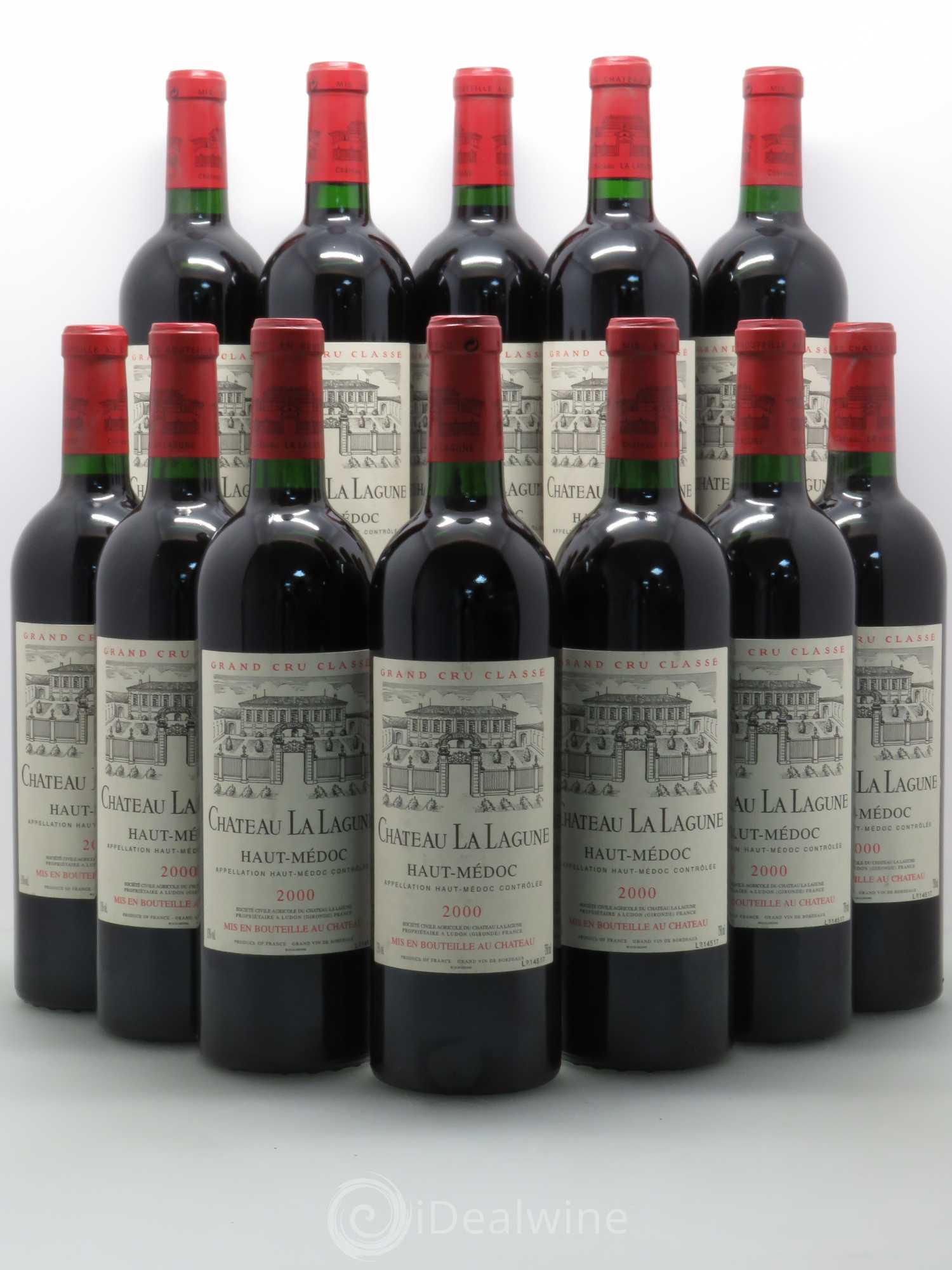 Château la Lagune 3ème Grand Cru Classé 2000 - Lot de 12 bouteilles - 0