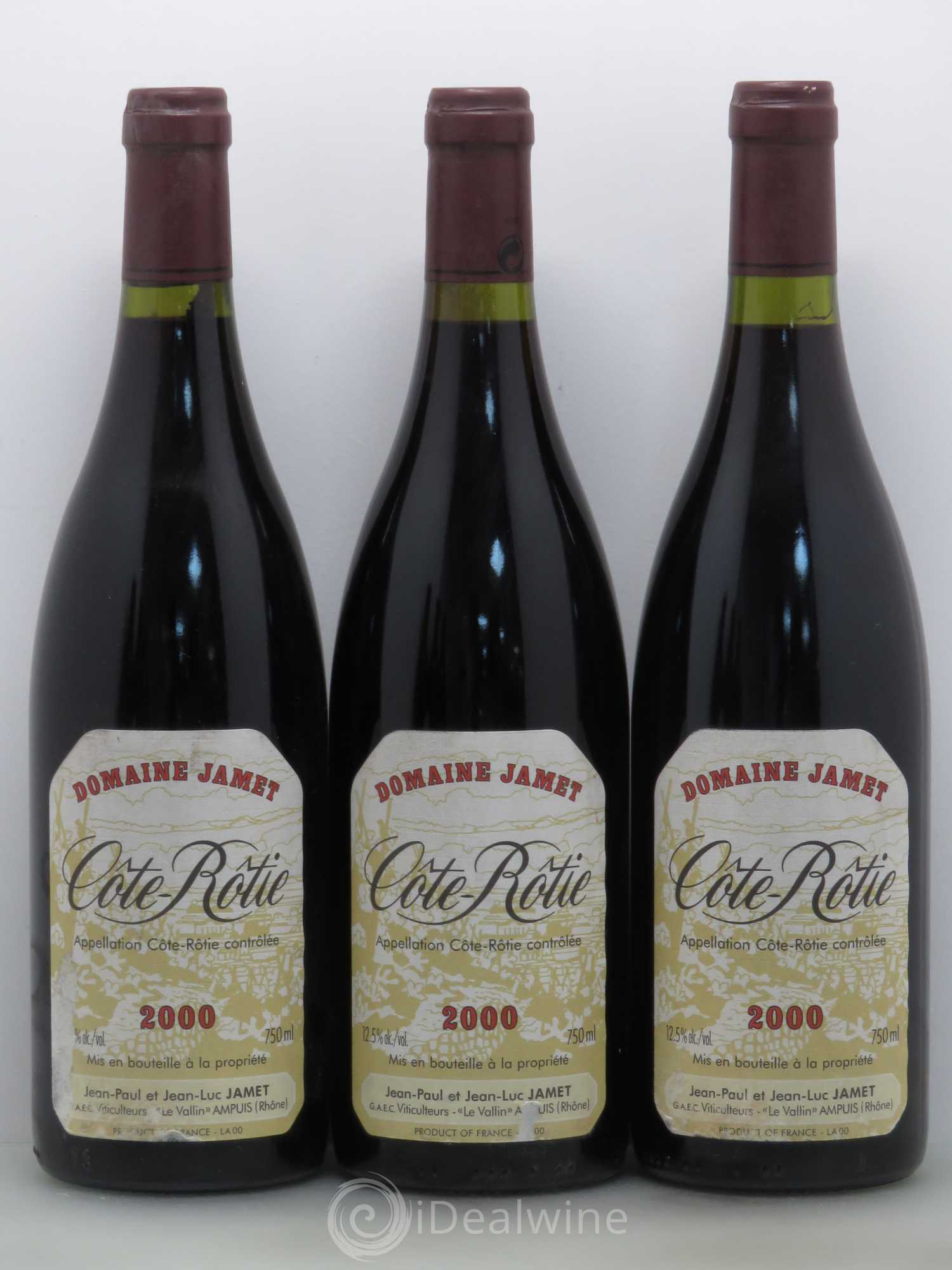 Côte-Rôtie Jamet (Domaine) 2000 - Lot de 6 bouteilles - 1