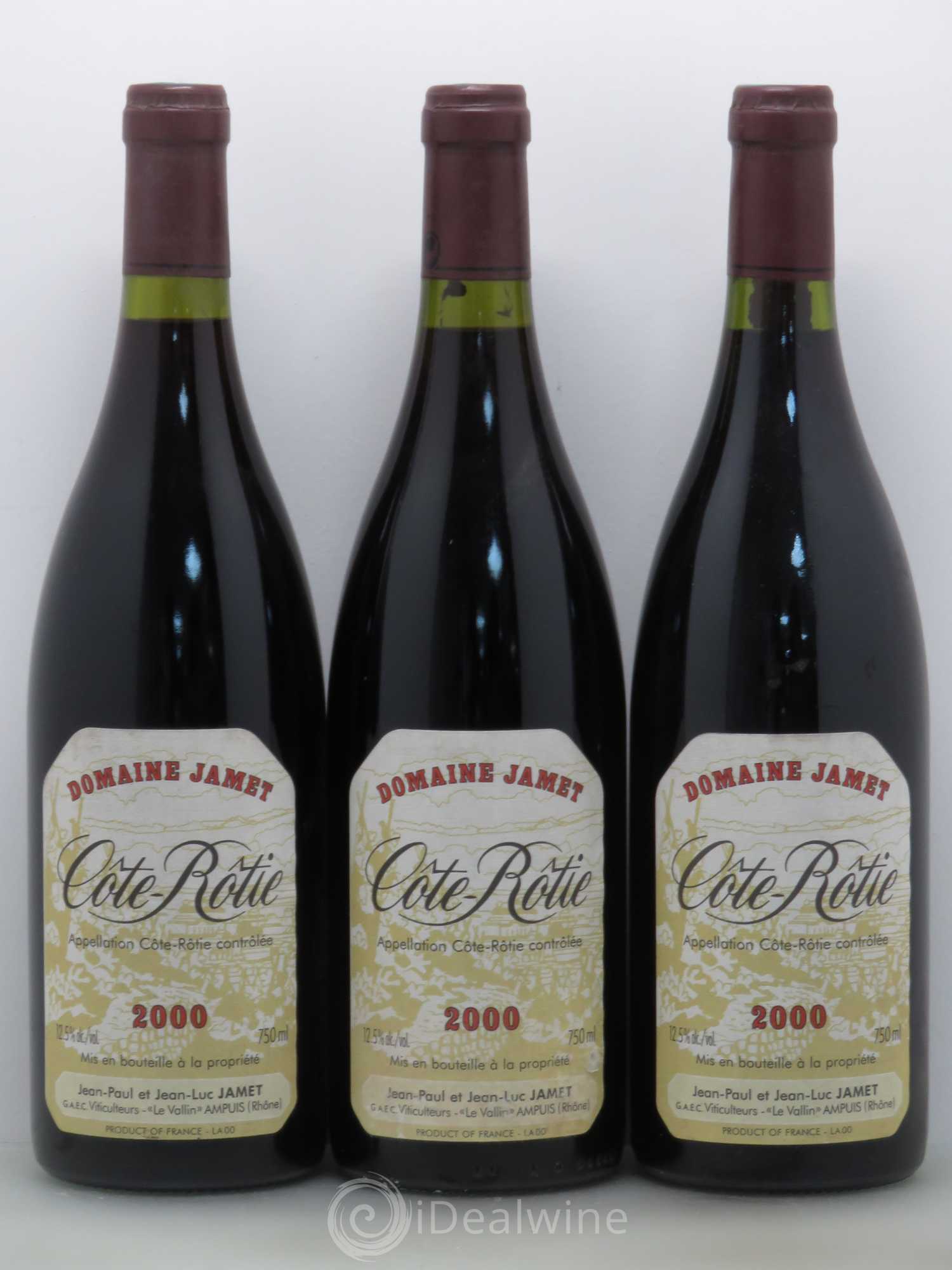 Côte-Rôtie Jamet (Domaine) 2000 - Lot de 3 bouteilles - 0