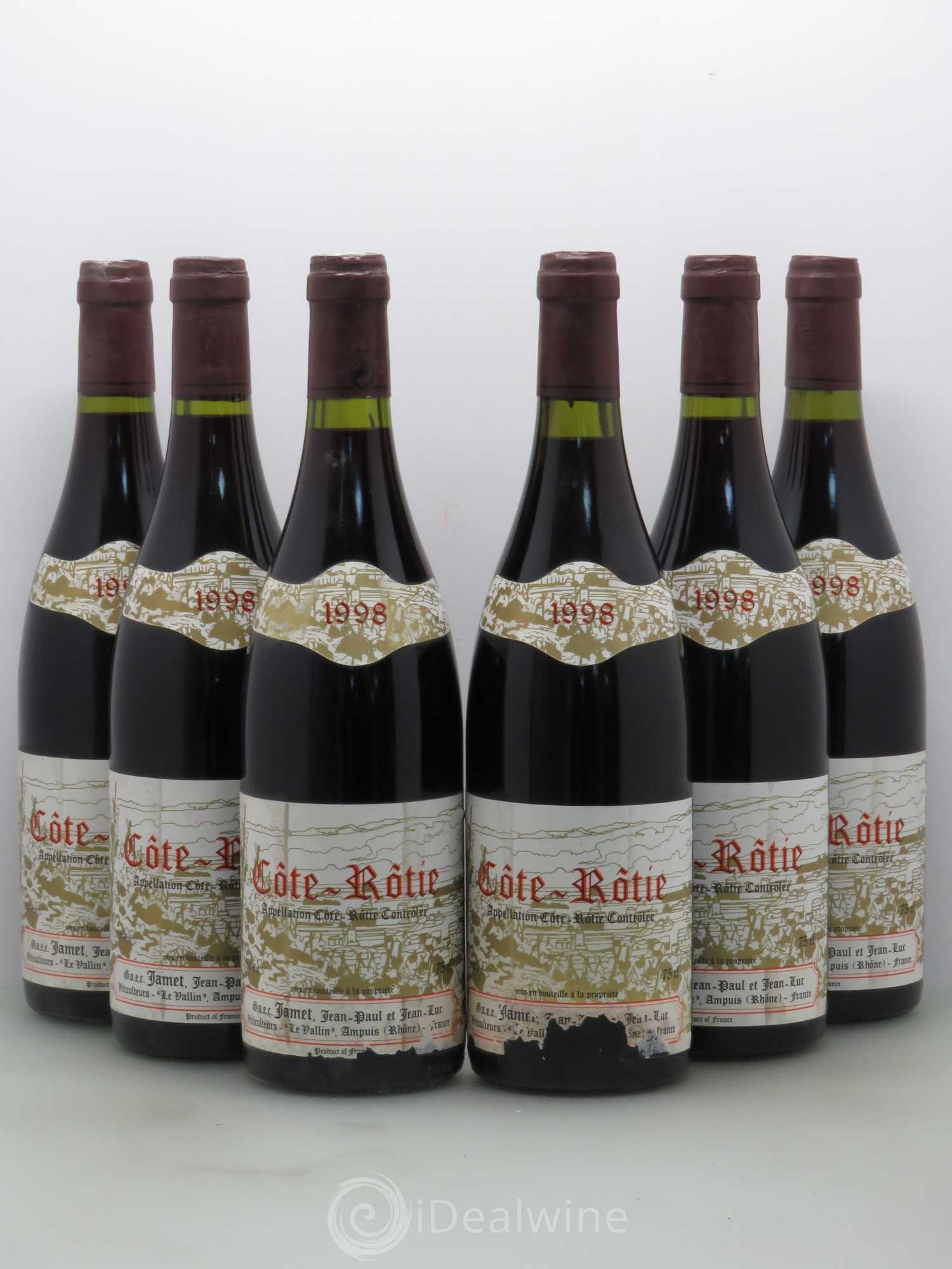 Côte-Rôtie Jamet (Domaine) 1998 - Lot de 6 bouteilles - 0