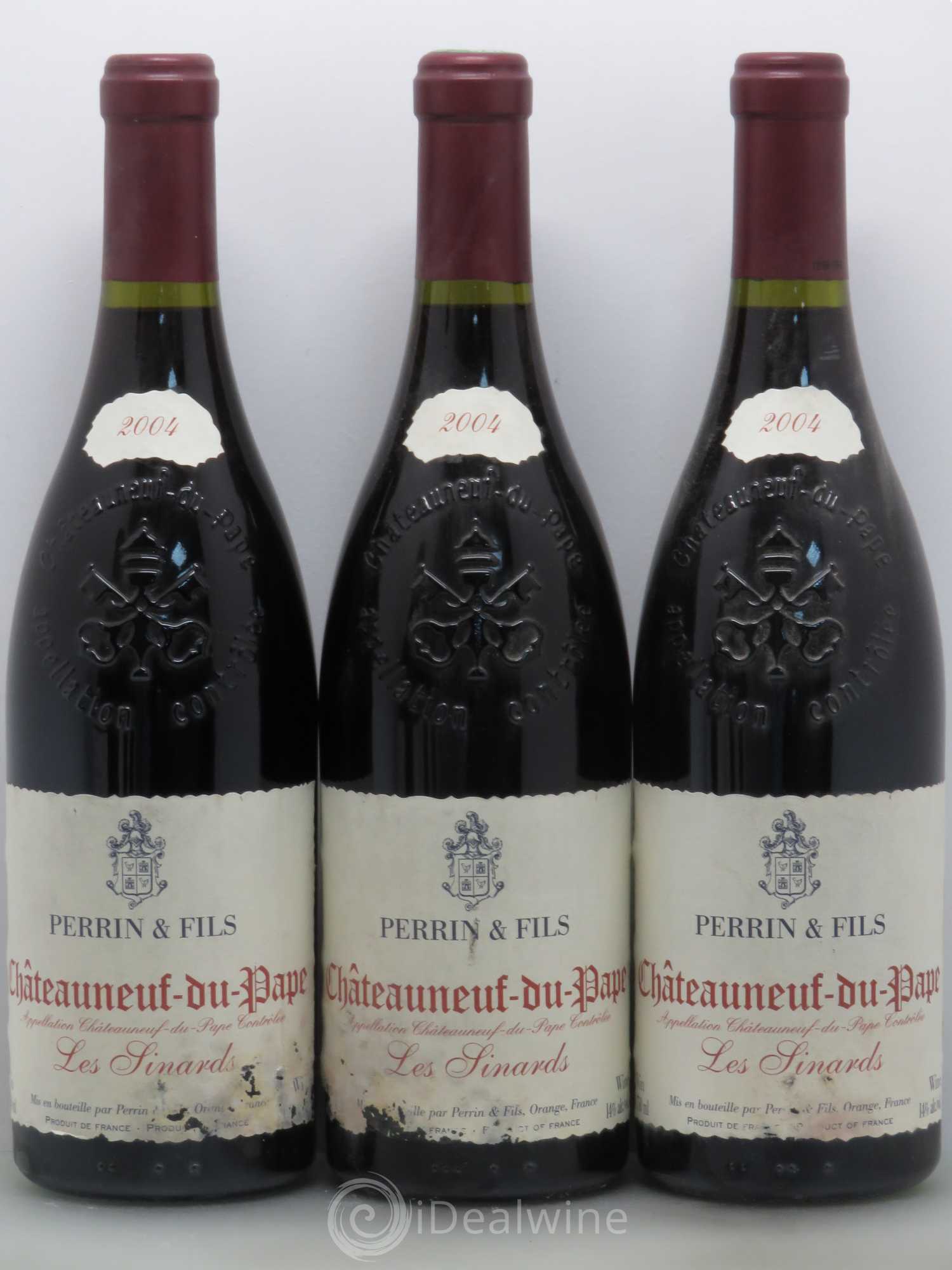 Châteauneuf-du-Pape Perrin & Fils Les Sinards 2004 - Lot de 6 bouteilles - 1