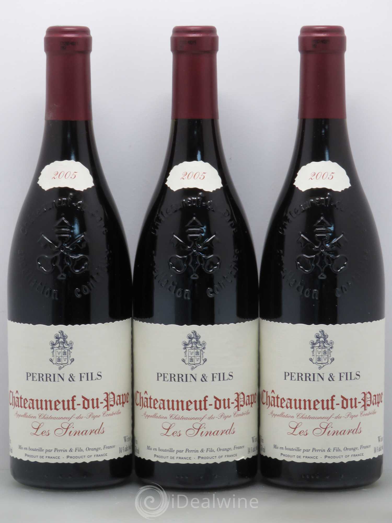 Châteauneuf-du-Pape Perrin & Fils Les Sinards 2005 - Lot de 6 bouteilles - 1