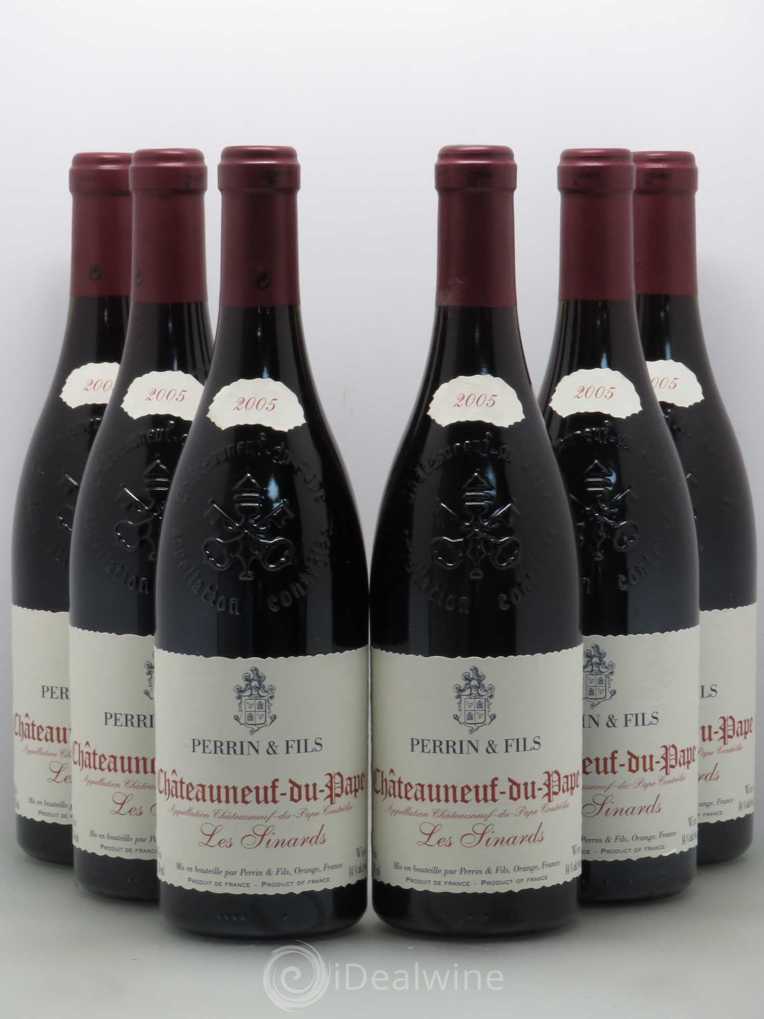 Châteauneuf-du-Pape Perrin & Fils Les Sinards 2005 - Lot de 6 bouteilles - 0