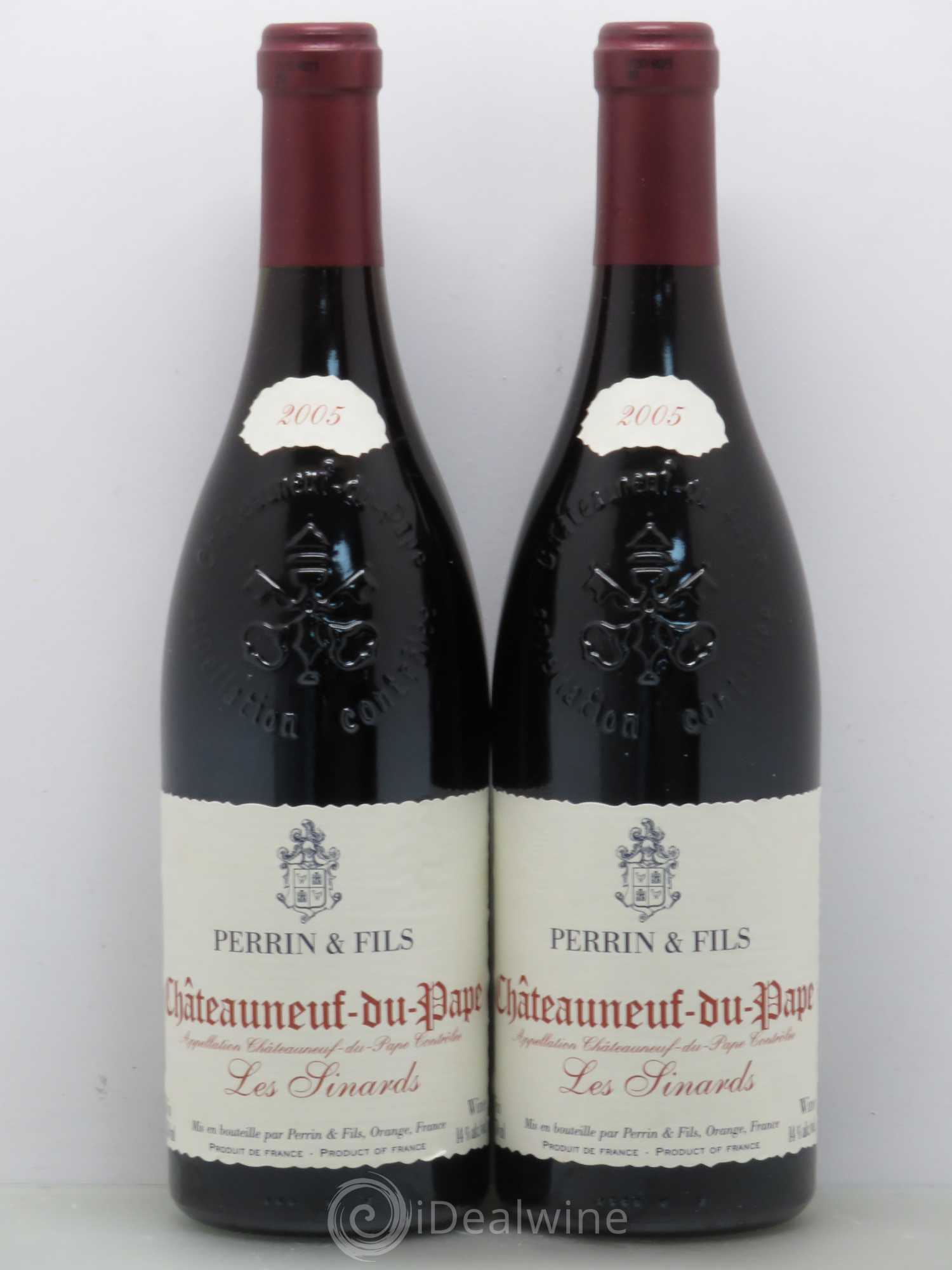 Châteauneuf-du-Pape Perrin & Fils Les Sinards 2005 - Lot de 2 bouteilles - 0