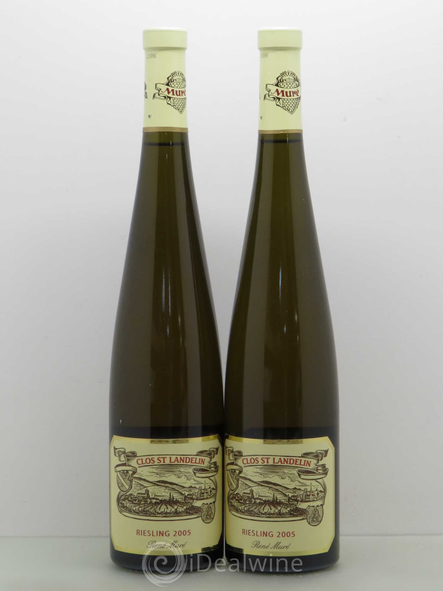 Riesling Grand Cru Vorbourg Clos Saint Landelin Rene Mure 2005 - Posten von 2 Flaschen - 0