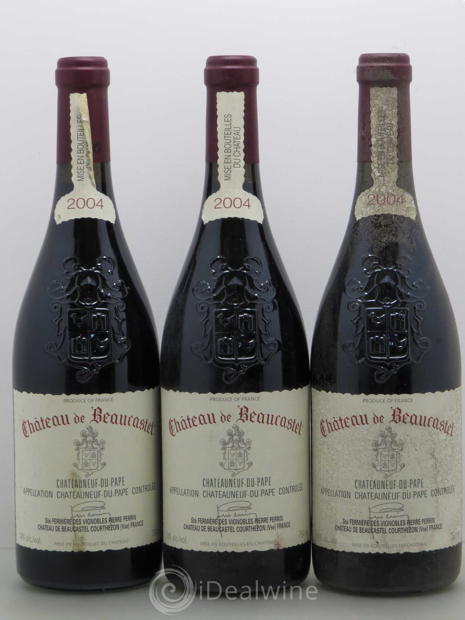 Châteauneuf-du-Pape Château de Beaucastel Famille Perrin 2004 - Lot de 6 bouteilles - 2