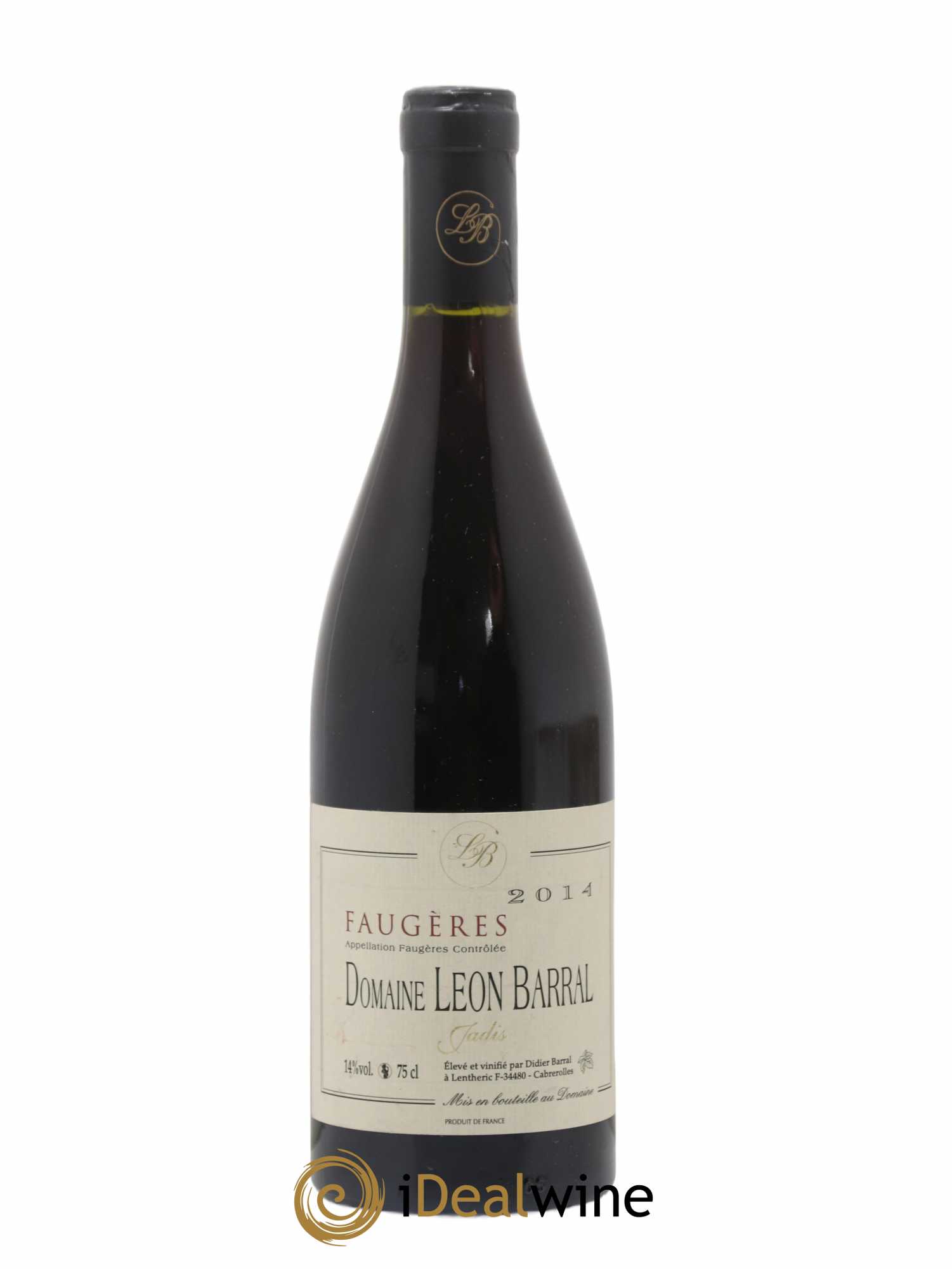 Faugères Jadis Domaine Léon Barral 2014 - Lot de 1 bouteille - 0