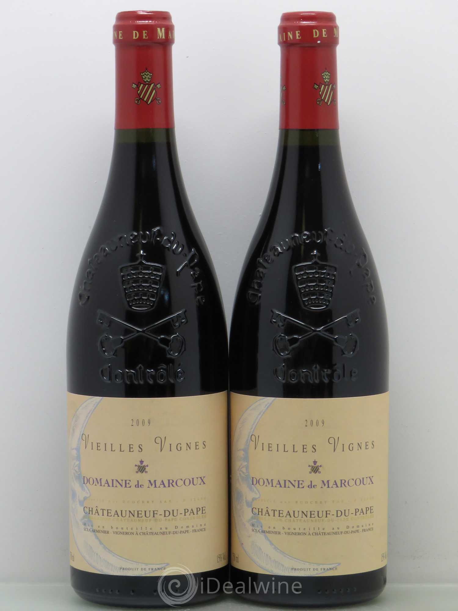Châteauneuf-du-Pape Vieilles Vignes Marcoux (Domaine de) 2009 - Lot de 2 bouteilles - 0