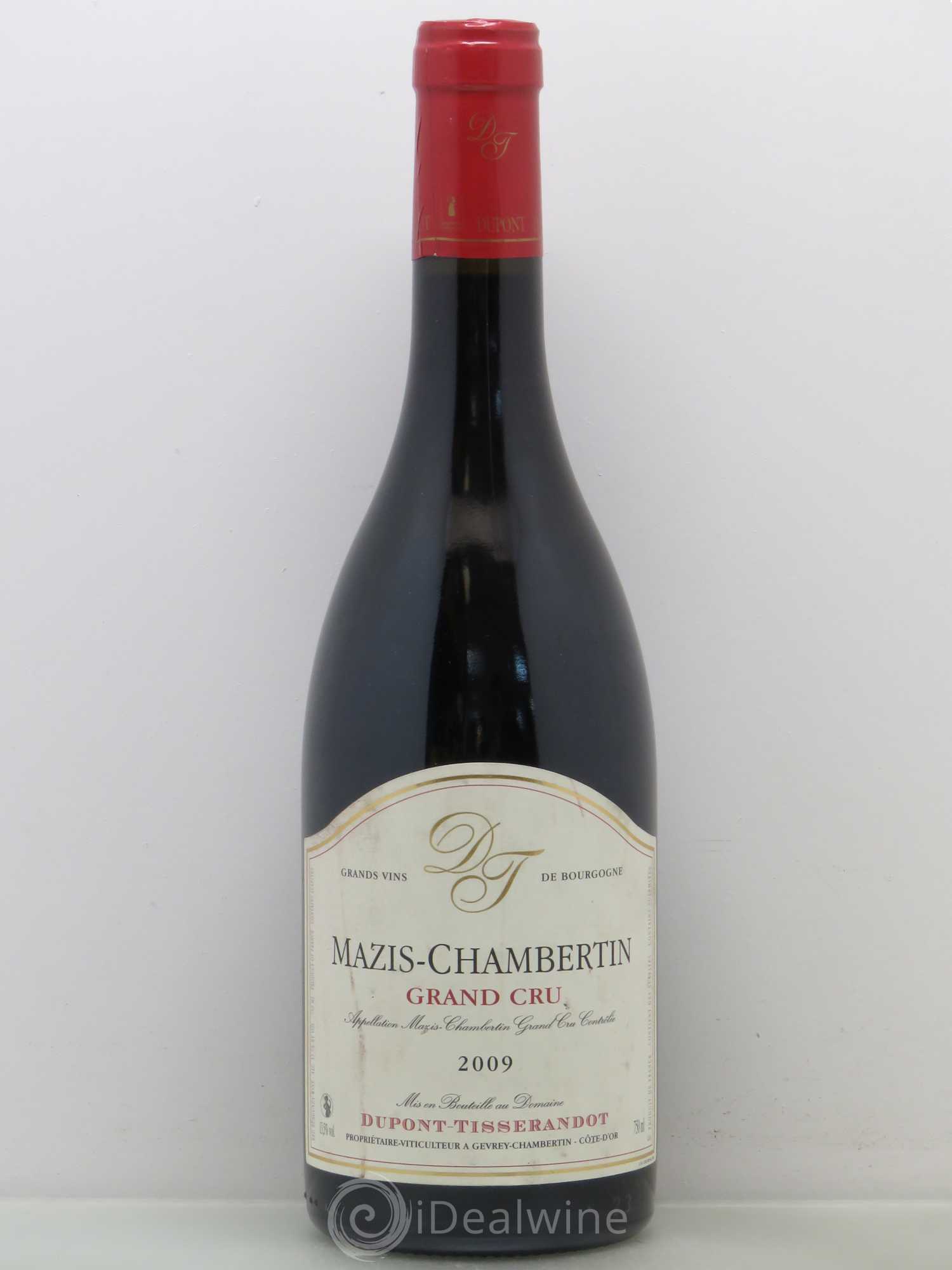 Mazis-Chambertin Grand Cru Dupont-Tisserandot (Domaine) 2009 - Lot de 1 bouteille - 0
