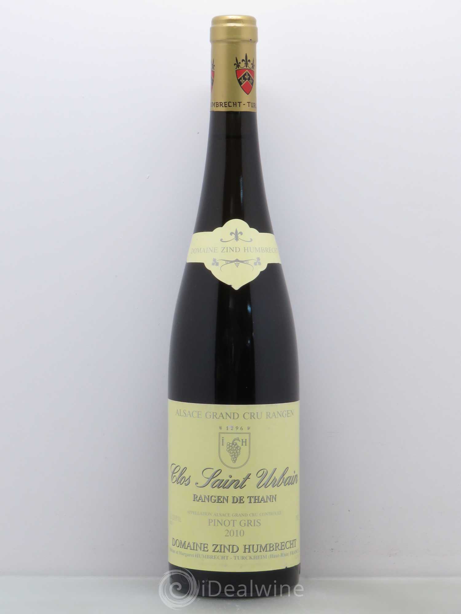 Alsace Pinot Gris (anciennement Tokay) Zind-Humbrecht (Domaine) Rangen de Thann - Clos Saint Urbain 2010 - Lot de 1 bouteille - 0