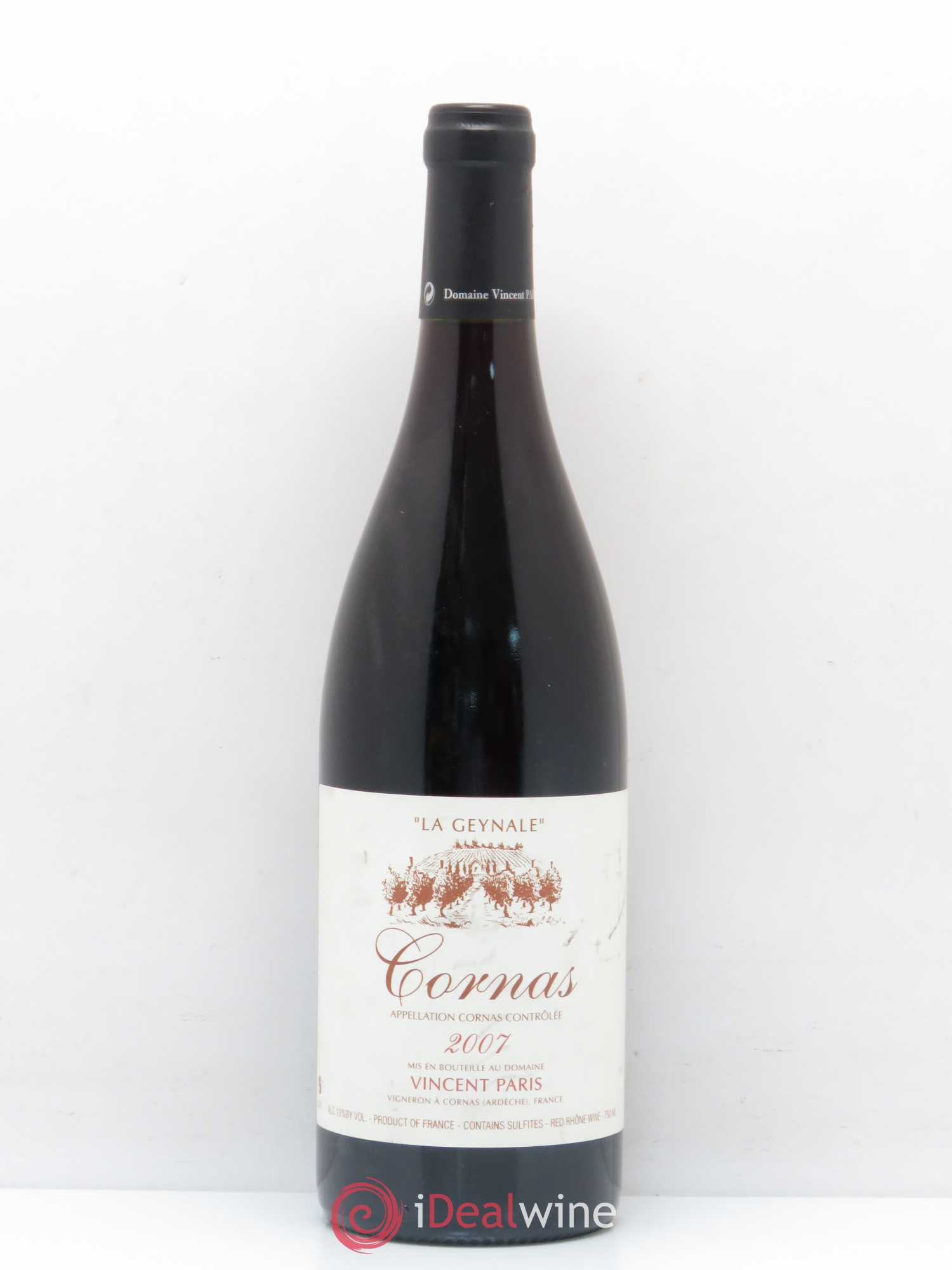 Cornas La Geynale Vincent Paris 2007 - Lot de 1 bouteille - 0