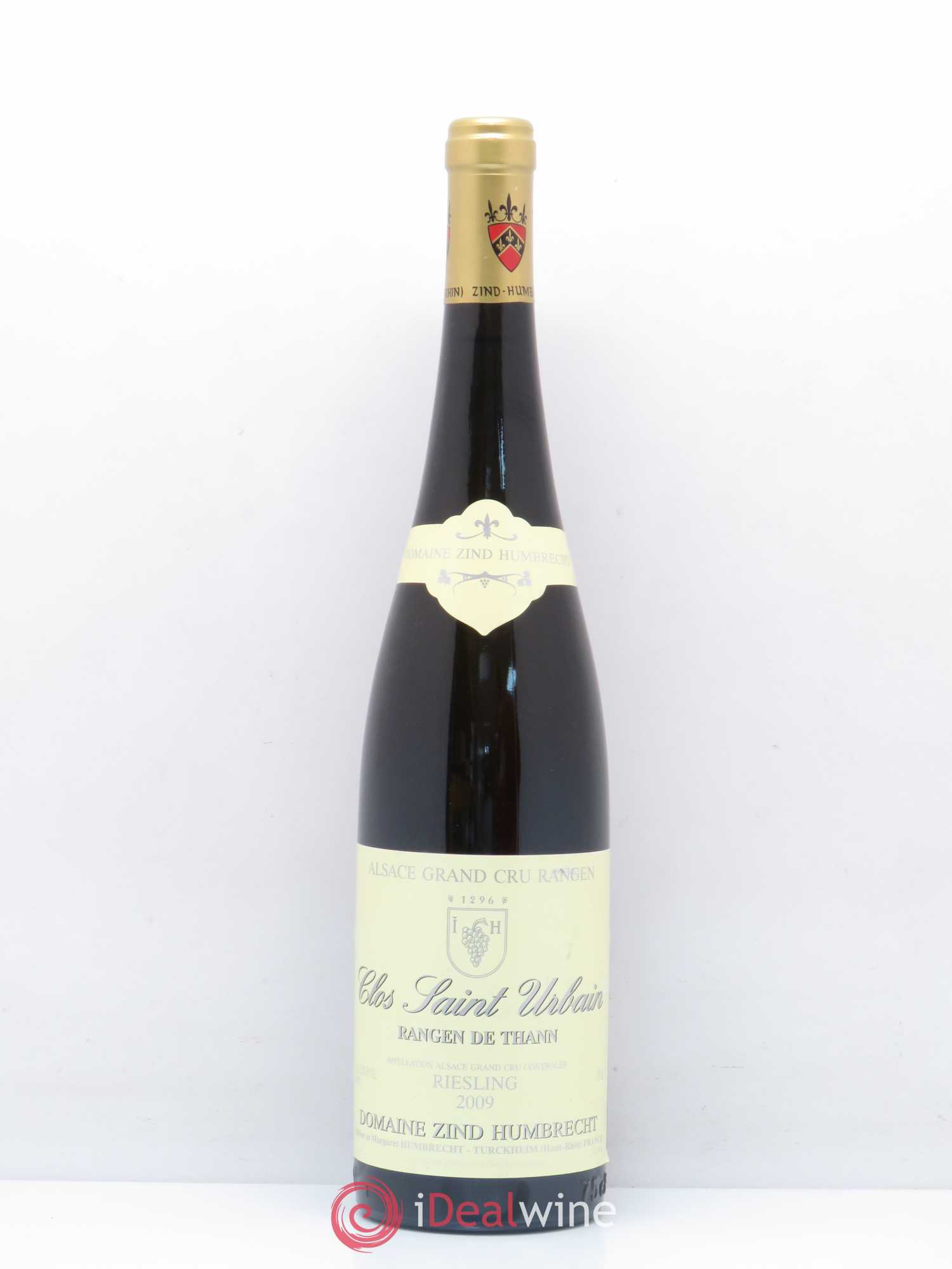 Alsace Riesling Grand Cru Rangen de Thann Clos Saint Urbain Zind-Humbrecht (Domaine) 2009 - Lot de 1 bouteille - 0