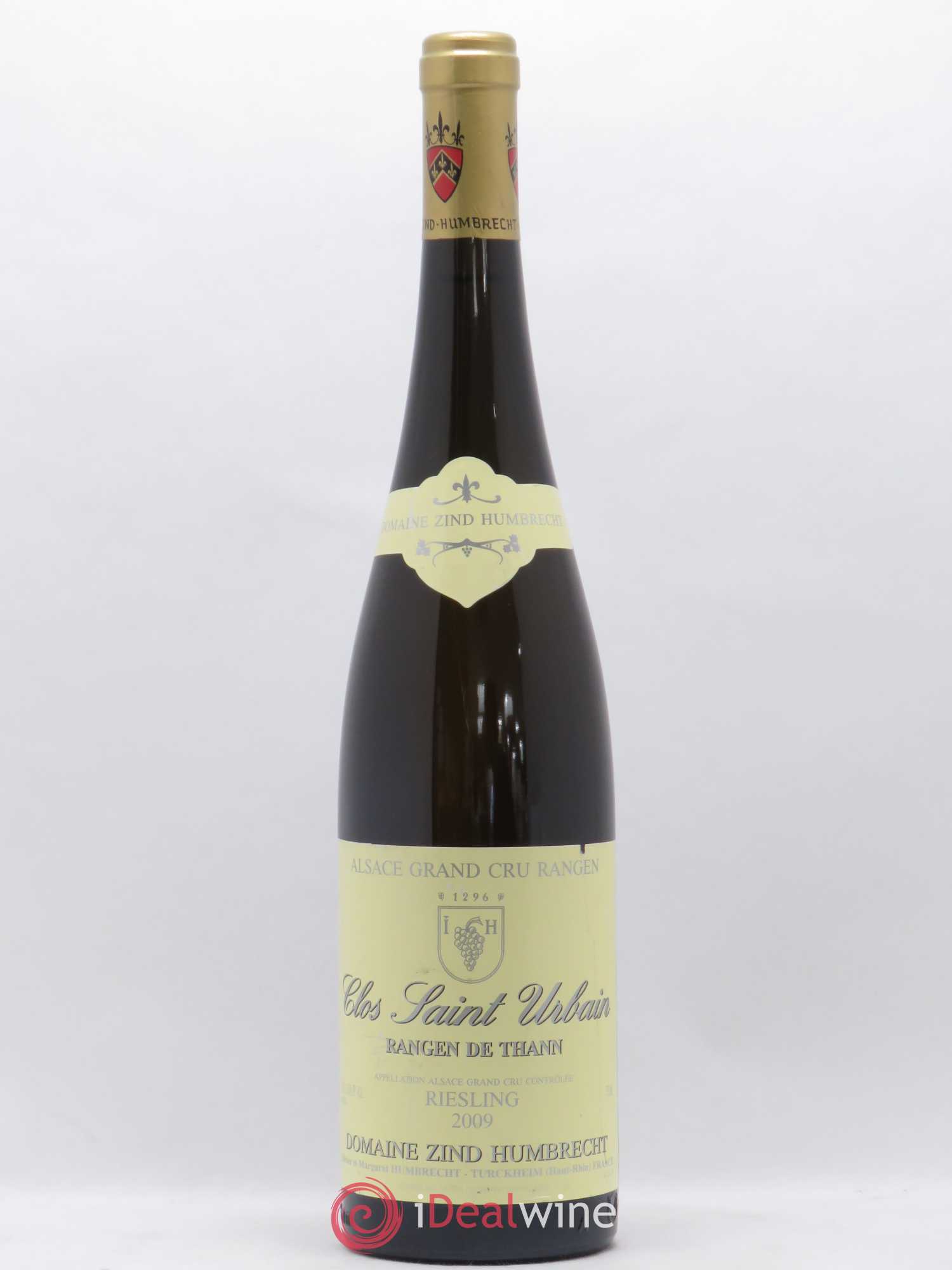 Alsace Riesling Grand Cru Rangen de Thann Clos Saint Urbain Zind-Humbrecht (Domaine) 2009 - Lot de 1 bouteille - 0
