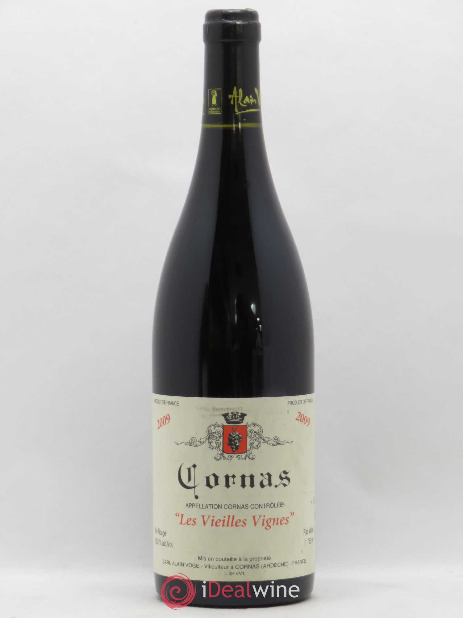 Cornas Les Vieilles Vignes Alain Voge (Domaine) 2009 - Lot de 1 bouteille - 0