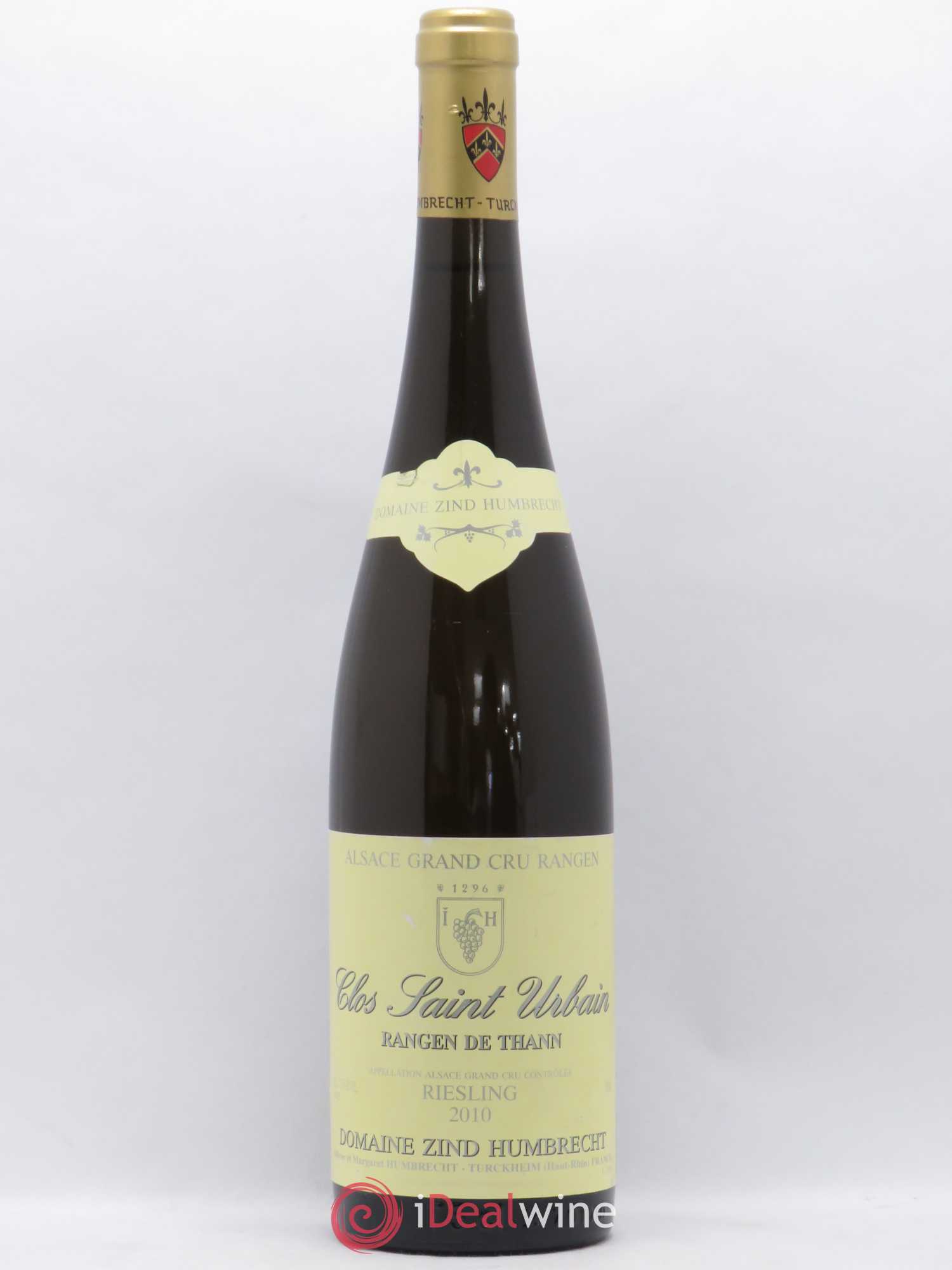Alsace Riesling Grand Cru Rangen de Thann Clos Saint Urbain Zind-Humbrecht (Domaine) 2010 - Lot de 1 bouteille - 0