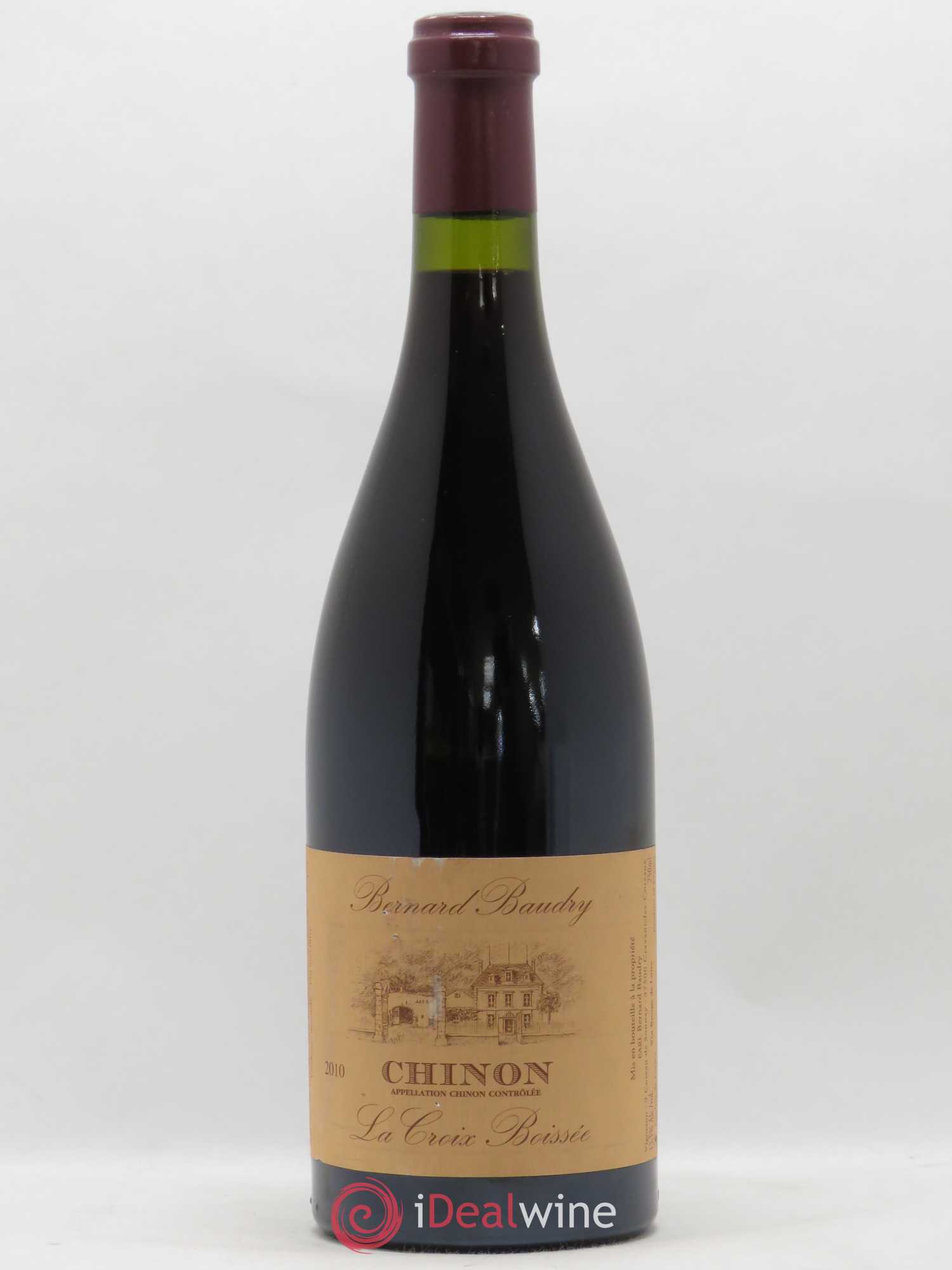 Chinon La Croix Boissée Bernard Baudry 2010 - Lot de 1 bouteille - 0