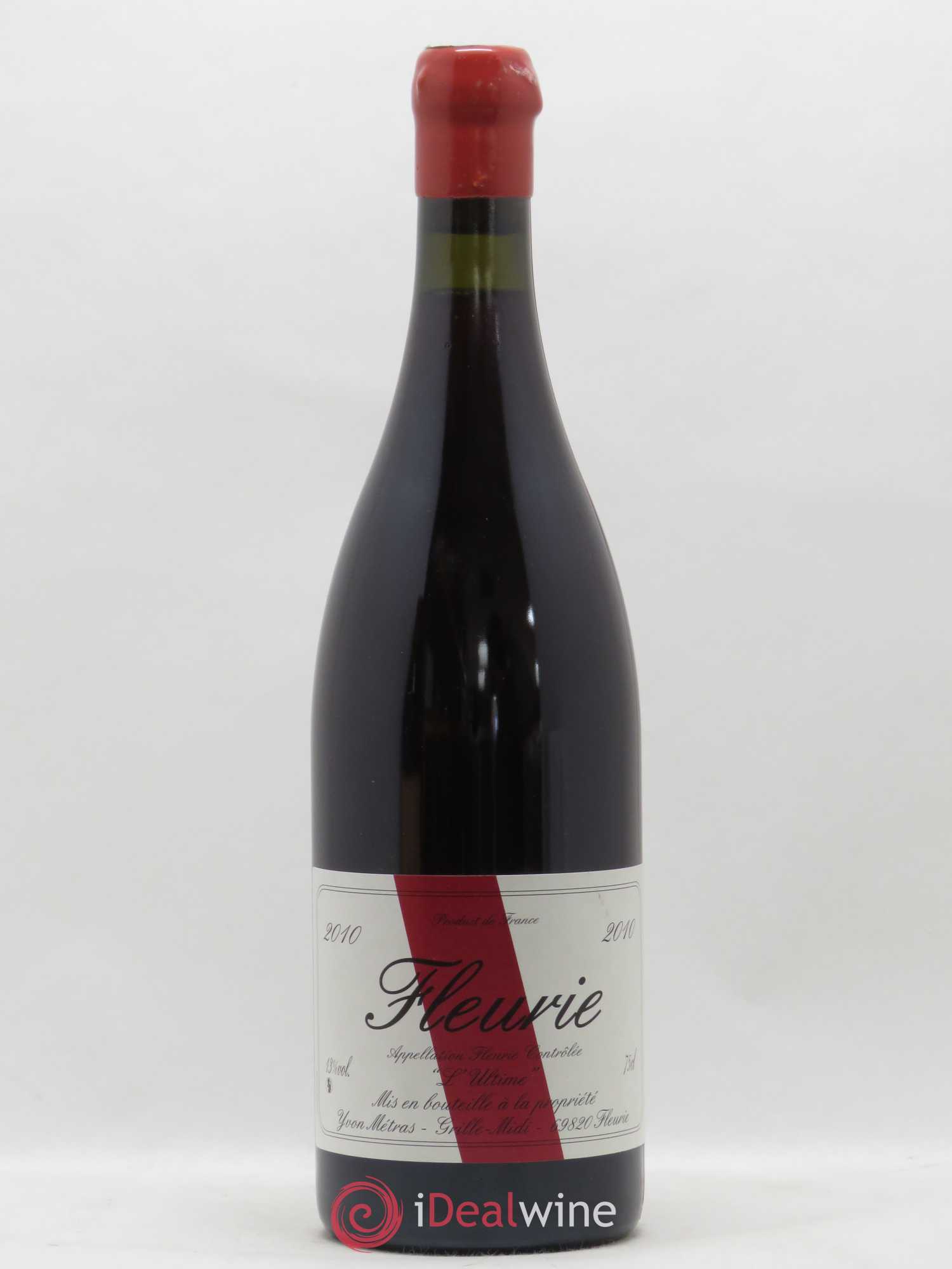 Fleurie l'Ultime Yvon Métras 2010 - Lot de 1 bouteille - 0