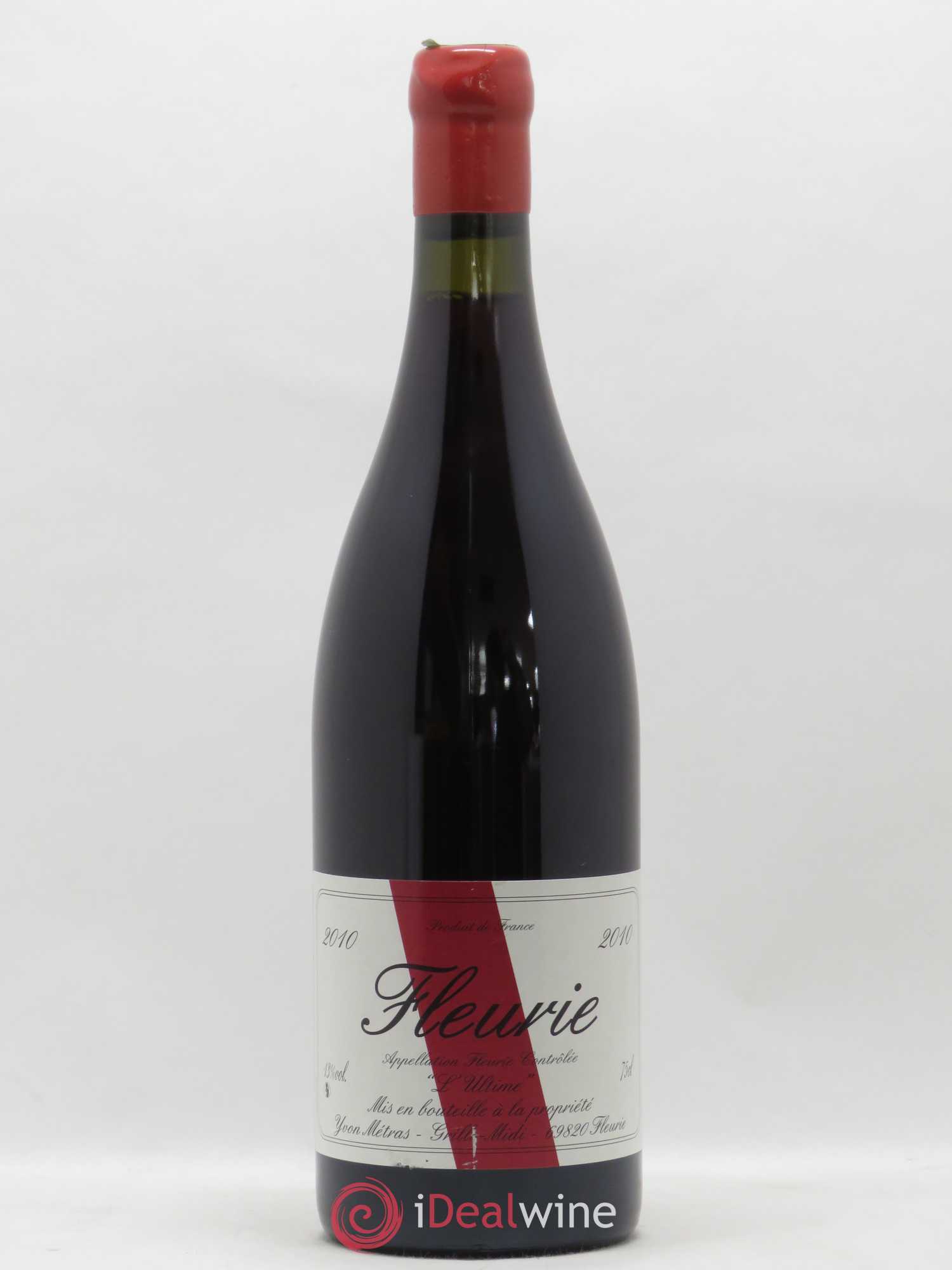 Fleurie l'Ultime Yvon Métras 2010 - Lot de 1 bouteille - 0