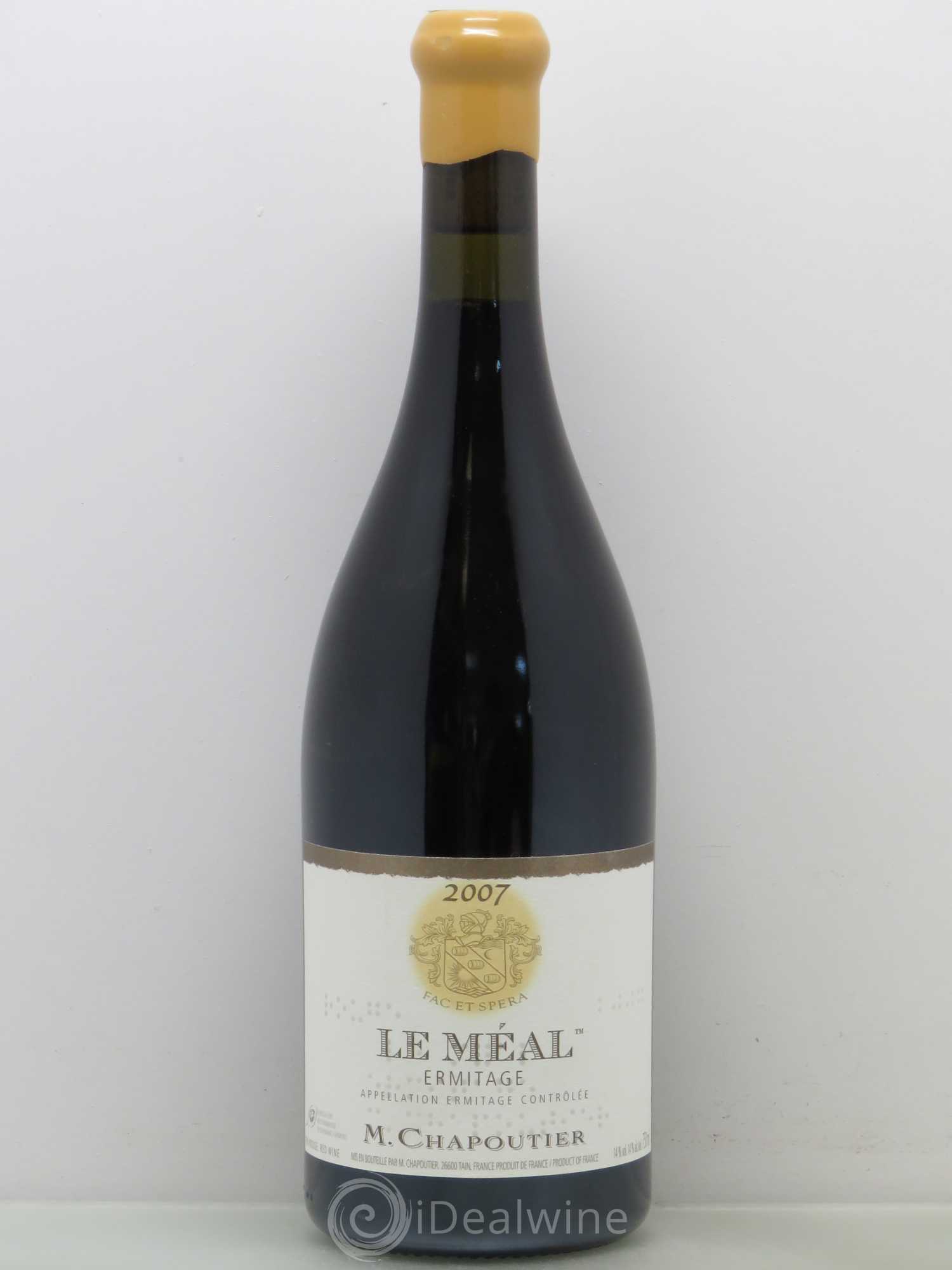 Hermitage Ermitage Le Méal Chapoutier 2007 - Lot de 1 bouteille - 0