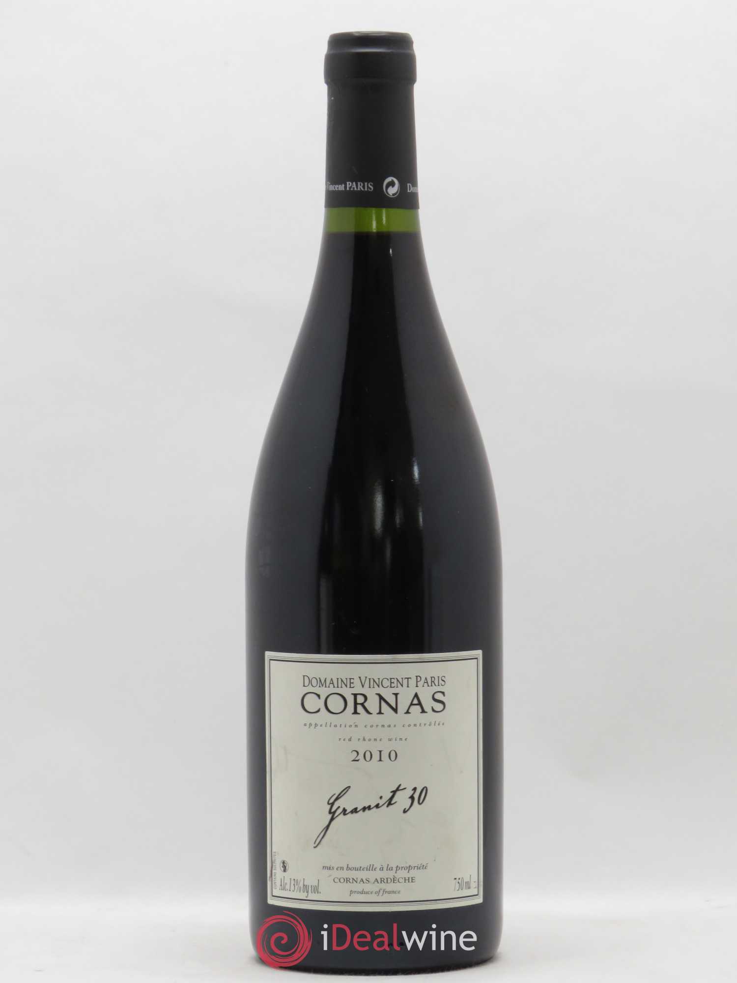 Cornas Granit 30 Vincent Paris 2010 - Lot de 1 bouteille - 0