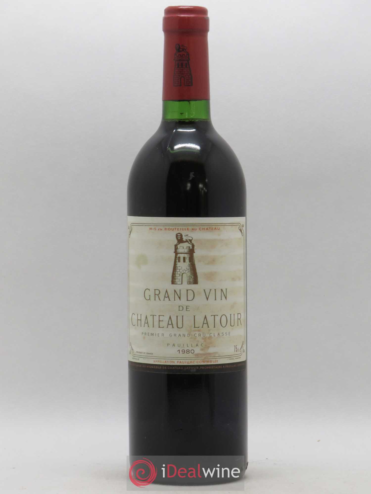 Château Latour 1er Grand Cru Classé 1980 - Lot de 1 bouteille - 0
