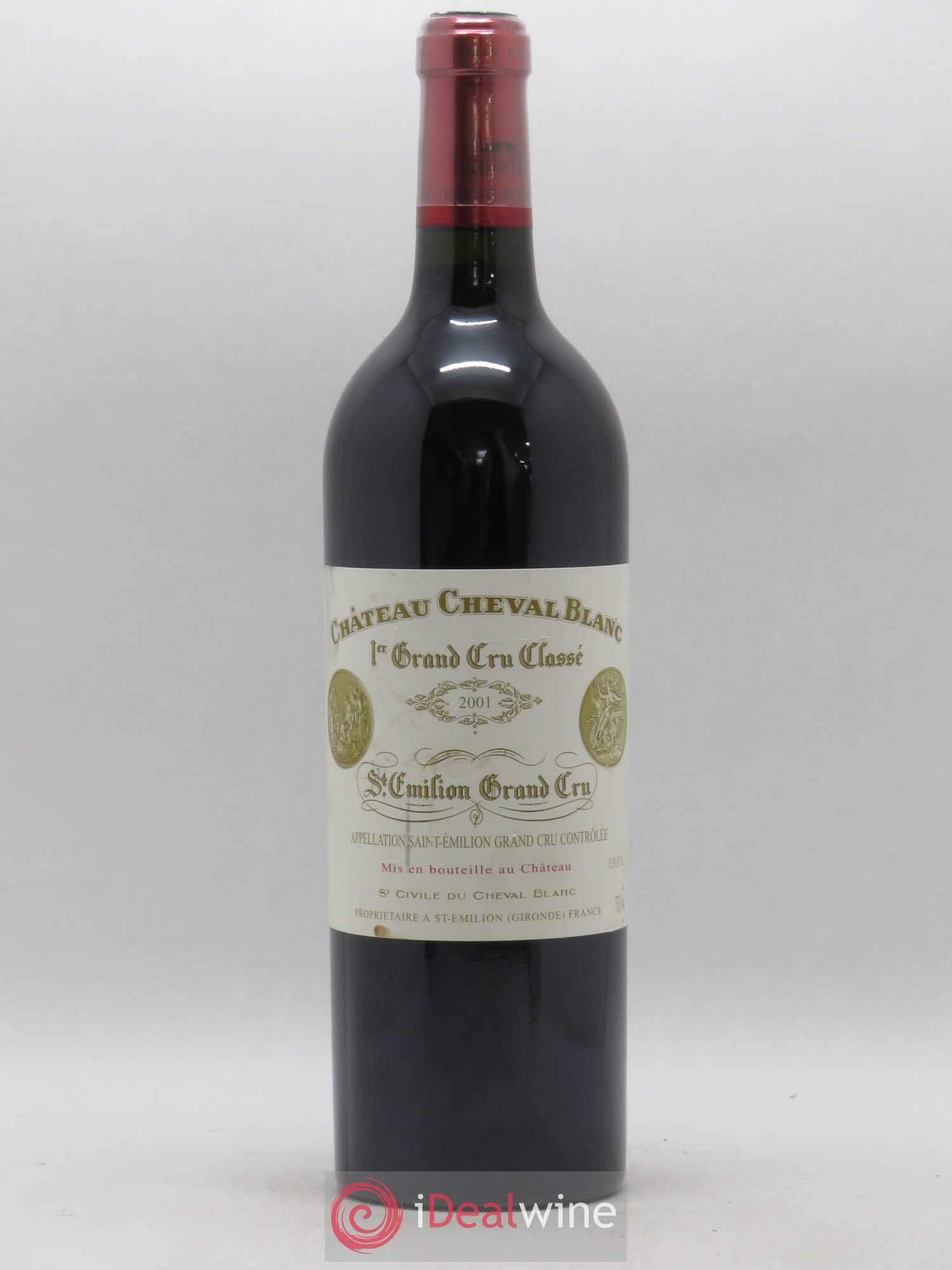 Château Cheval Blanc 1er Grand Cru Classé A 2001 - Lot de 1 bouteille - 0