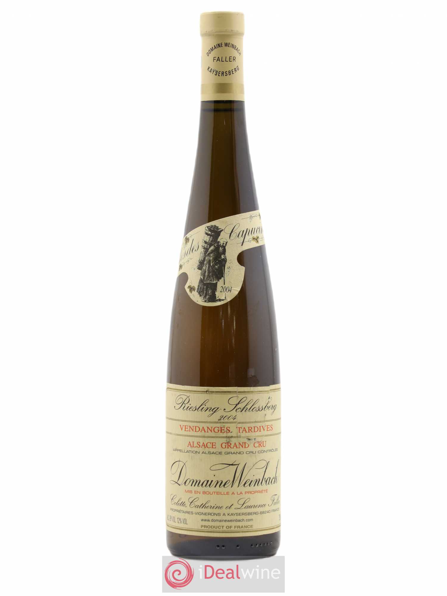 Alsace Riesling Vendanges Tardives Grand Cru Schlossberg Weinbach (Domaine) 2004 - Lotto di 1 bottiglia - 0