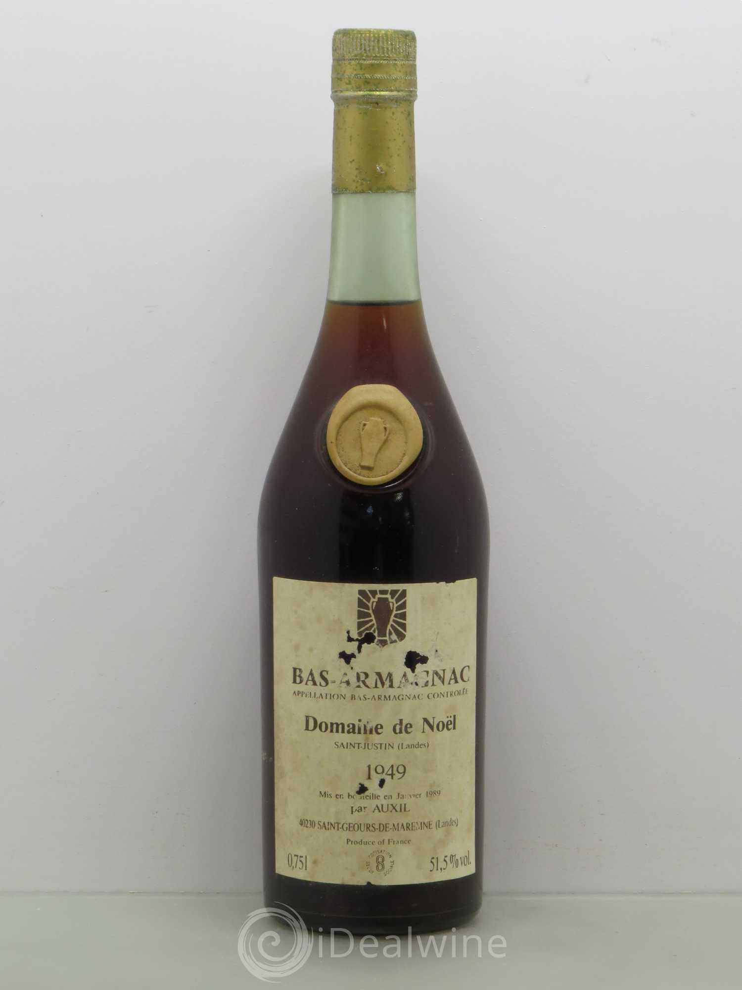 Bas-Armagnac Domaine de Noel 1949 - Lot of 1 bottle - 0