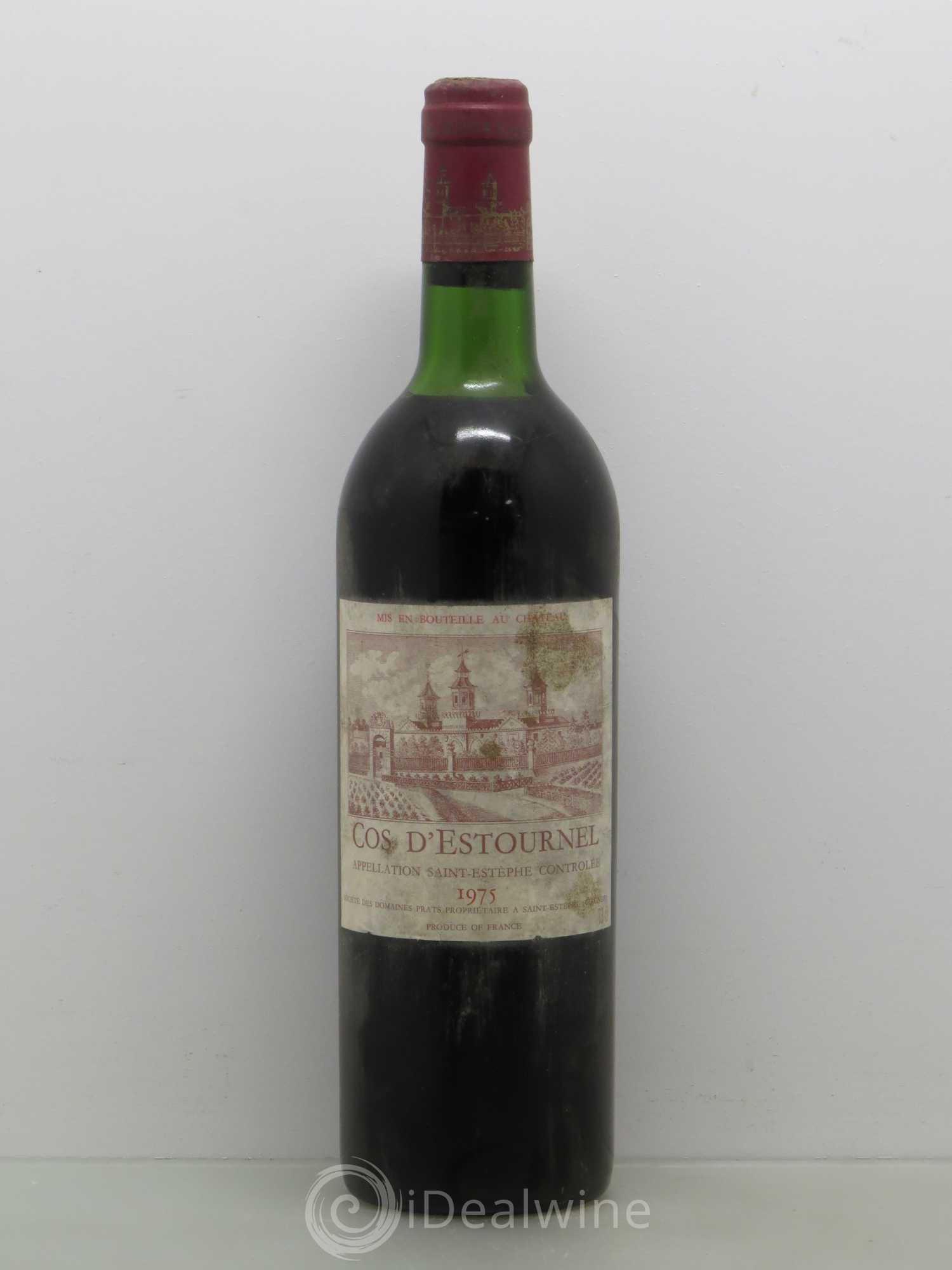 Cos d'Estournel 2ème Grand Cru Classé 1975 - Lot de 1 bouteille - 0