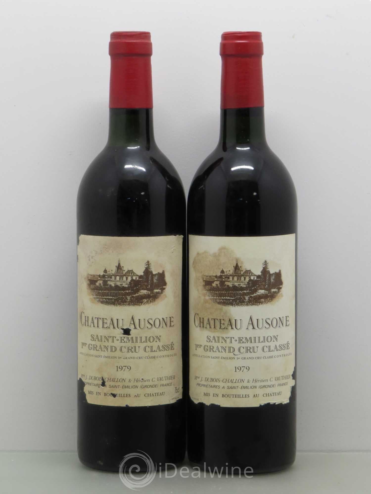 Château Ausone 1er Grand Cru Classé A 1979 - Lot de 2 bouteilles - 0