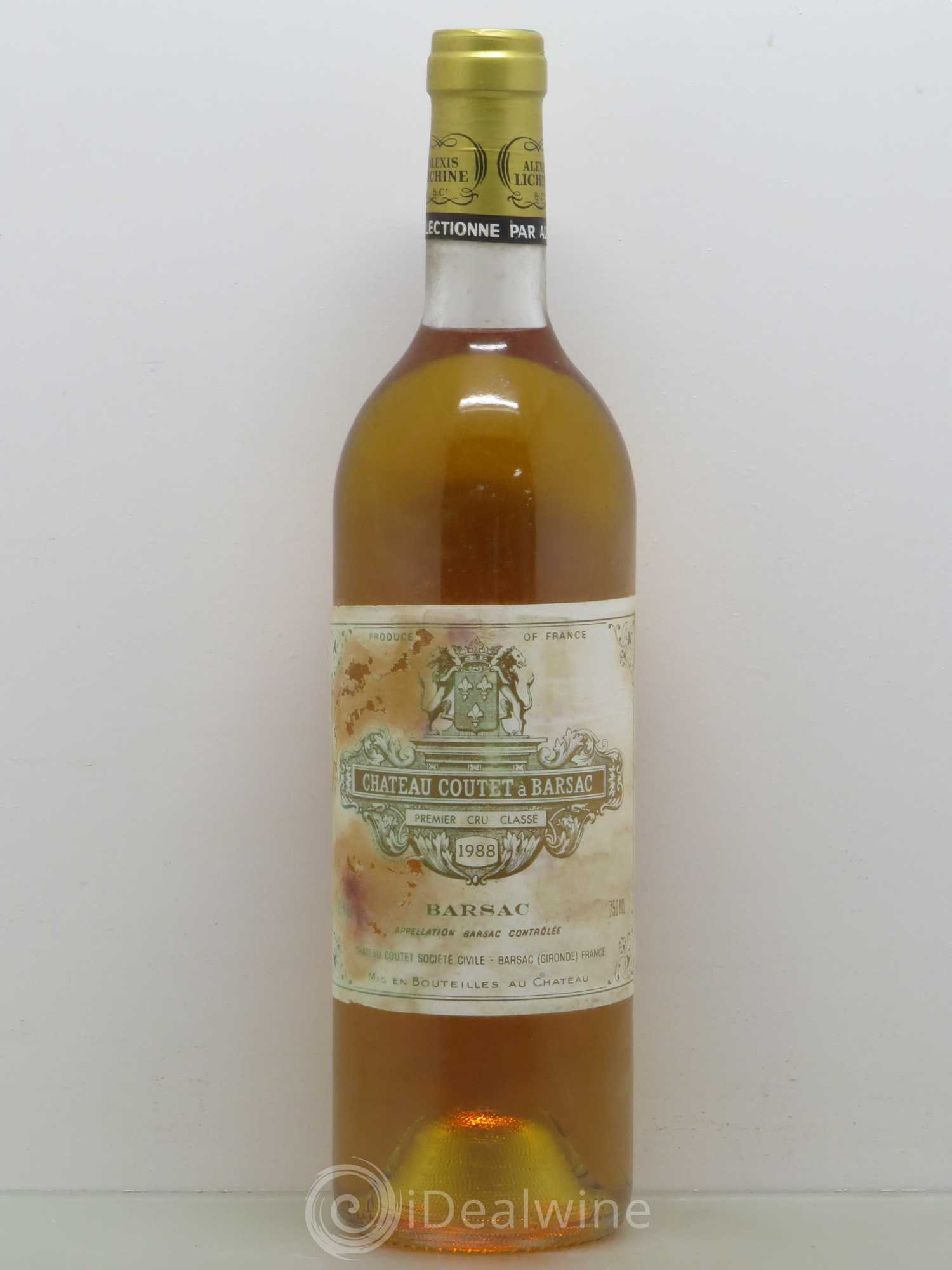 Château Coutet 1er Grand Cru Classé 1988 - Lotto di 1 bottiglia - 0