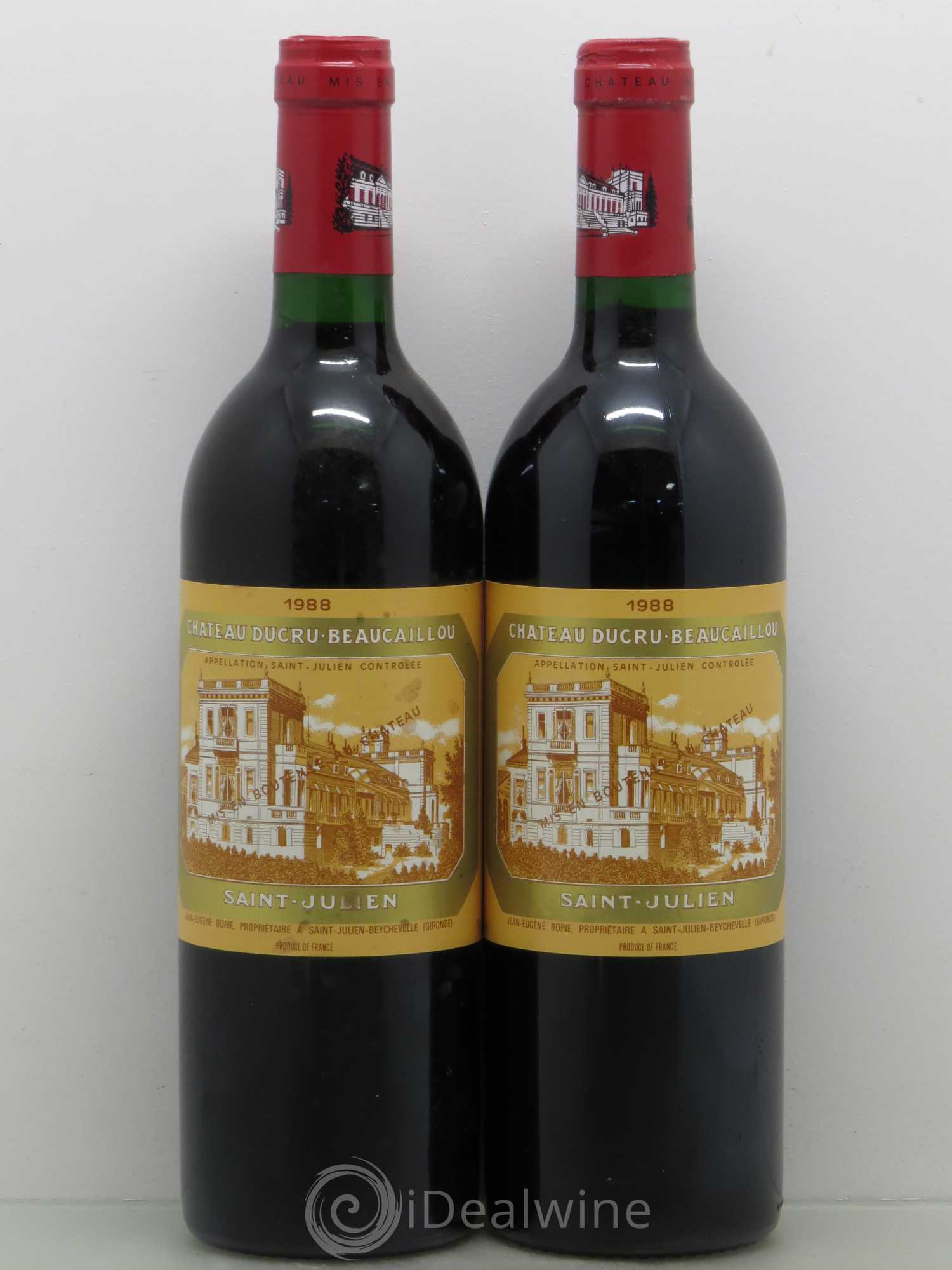 Château Ducru Beaucaillou 2ème Grand Cru Classé 1988 - Lot de 2 bouteilles - 0