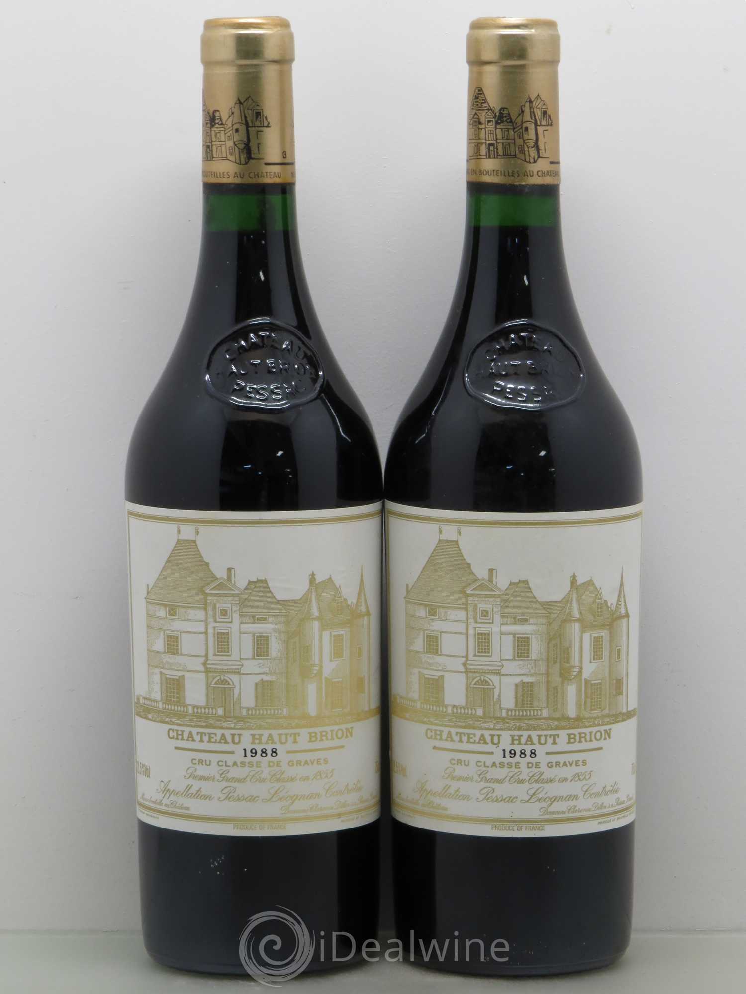 Château Haut Brion 1er Grand Cru Classé 1988 - Lot de 2 bouteilles - 0