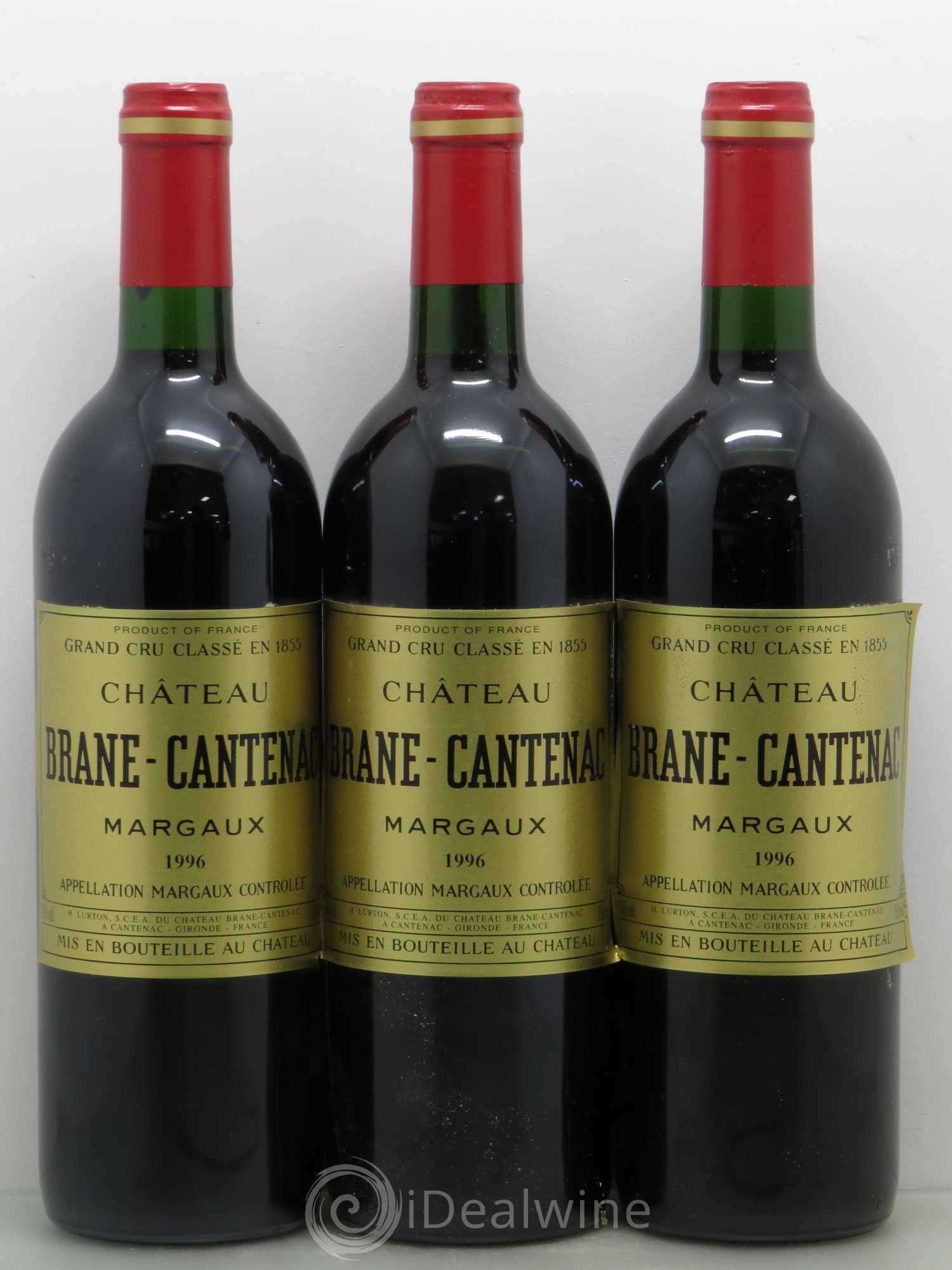 Château Brane Cantenac 2ème Grand Cru Classé 1996 - Lot de 12 bouteilles - 4