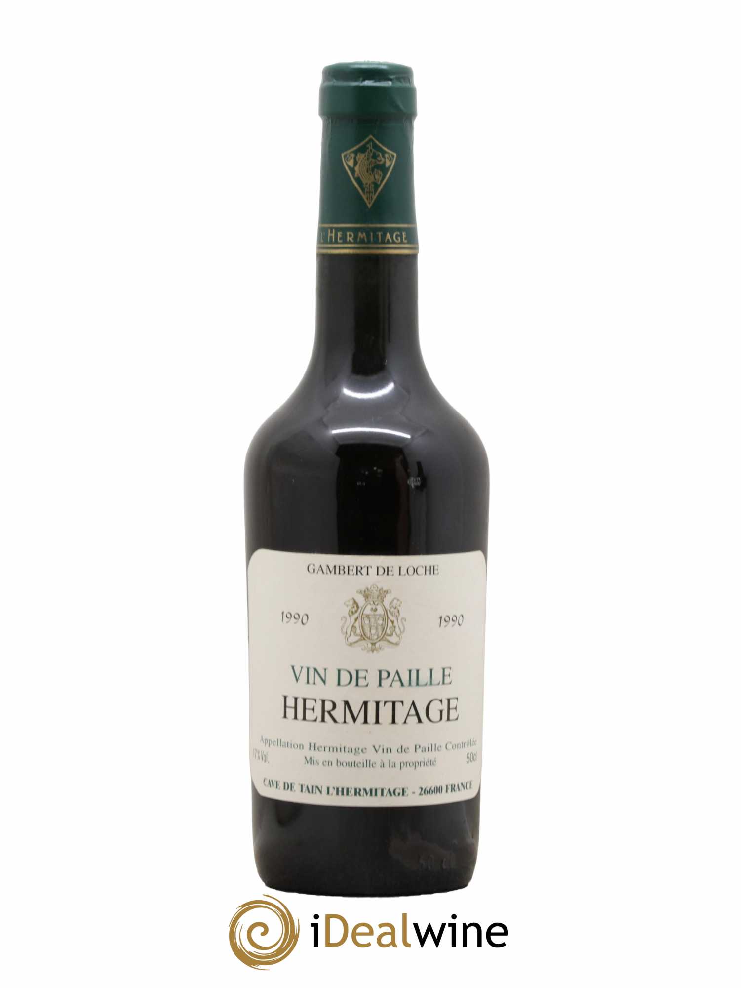 Hermitage Vin De Paille Gambert De Loche Cave De Tain L'Hermitage 50CL 1990 - Lot de 1 bouteille - 0
