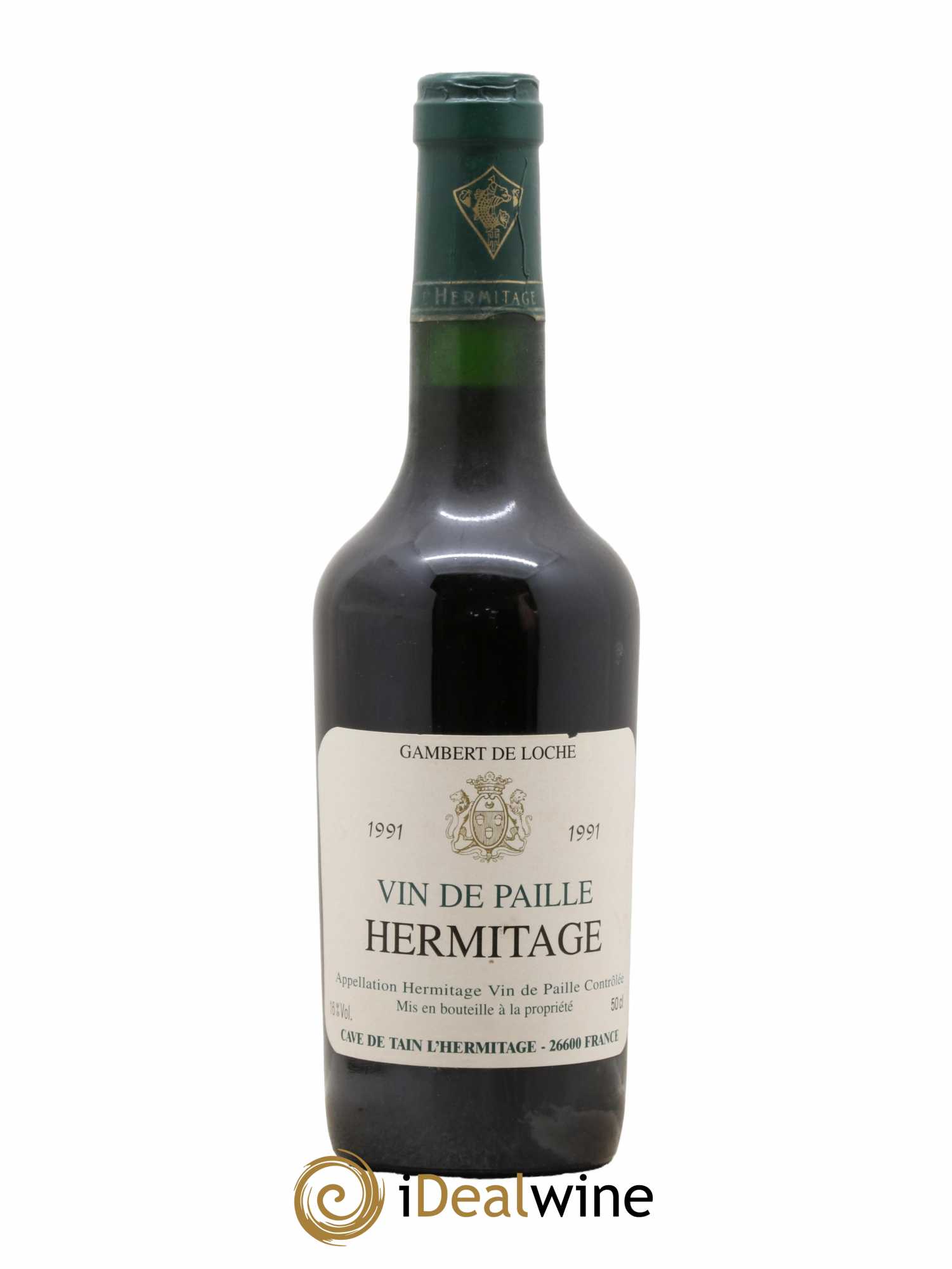 Hermitage Vin De Paille Gambert De Loche Cave De Tain L'Hermitage 50CL 1991 - Lot de 1 bouteille - 0