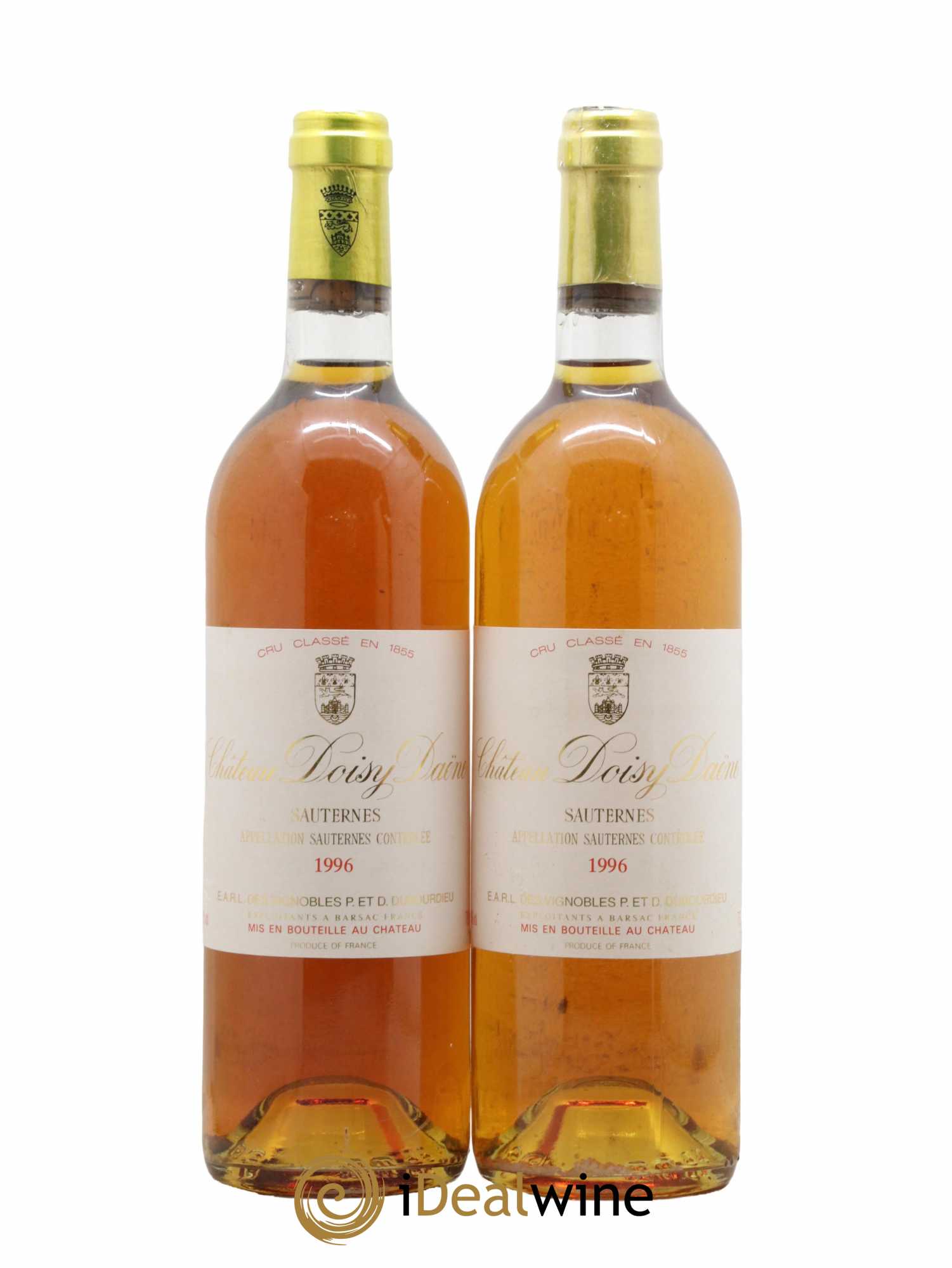 Château Doisy Daëne 2ème Grand Cru Classé 1996 - Lotto di 2 bottiglie - 0