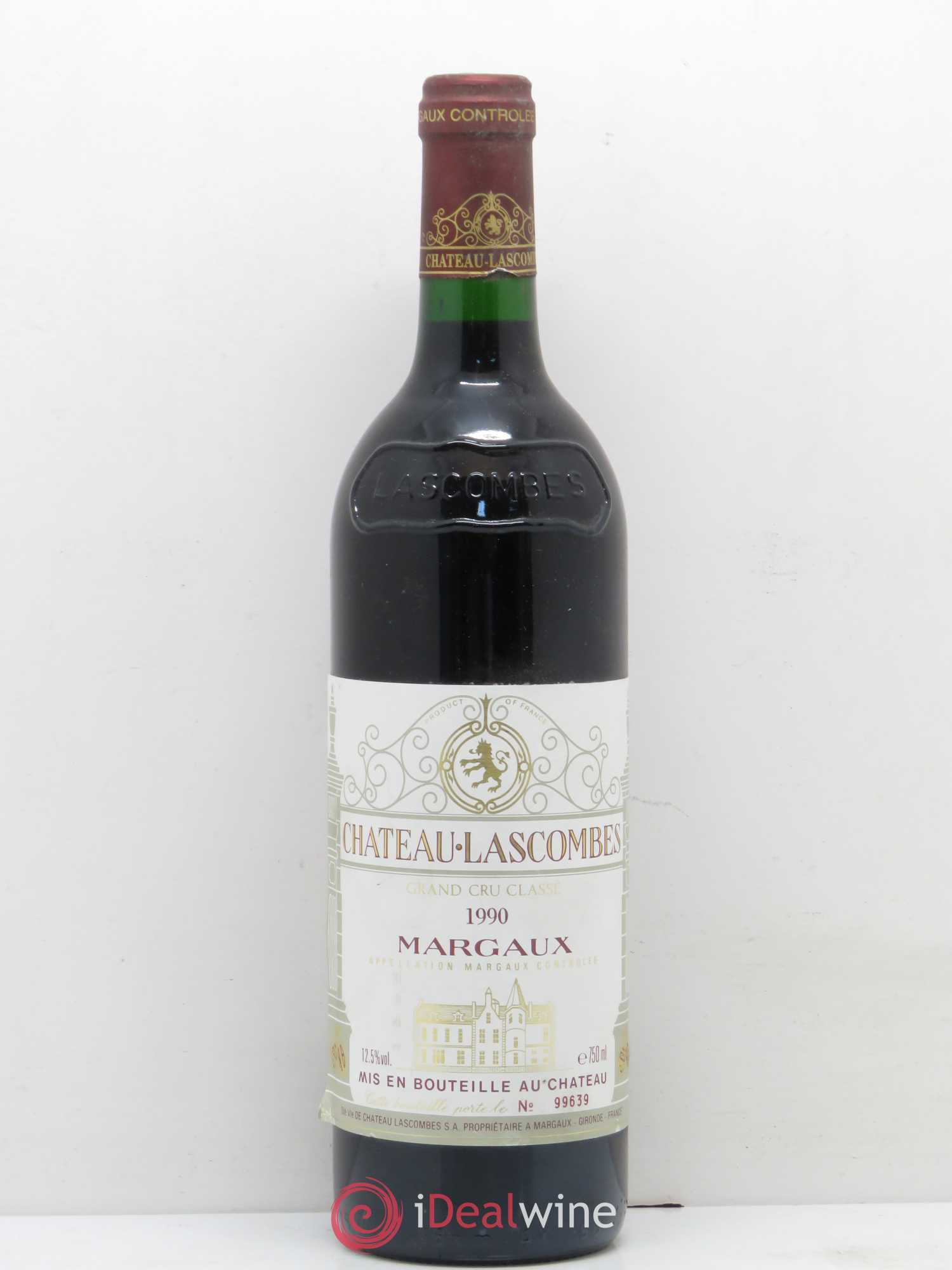 Château Lascombes 2ème Grand Cru Classé 1990 - Lot de 1 bouteille - 0