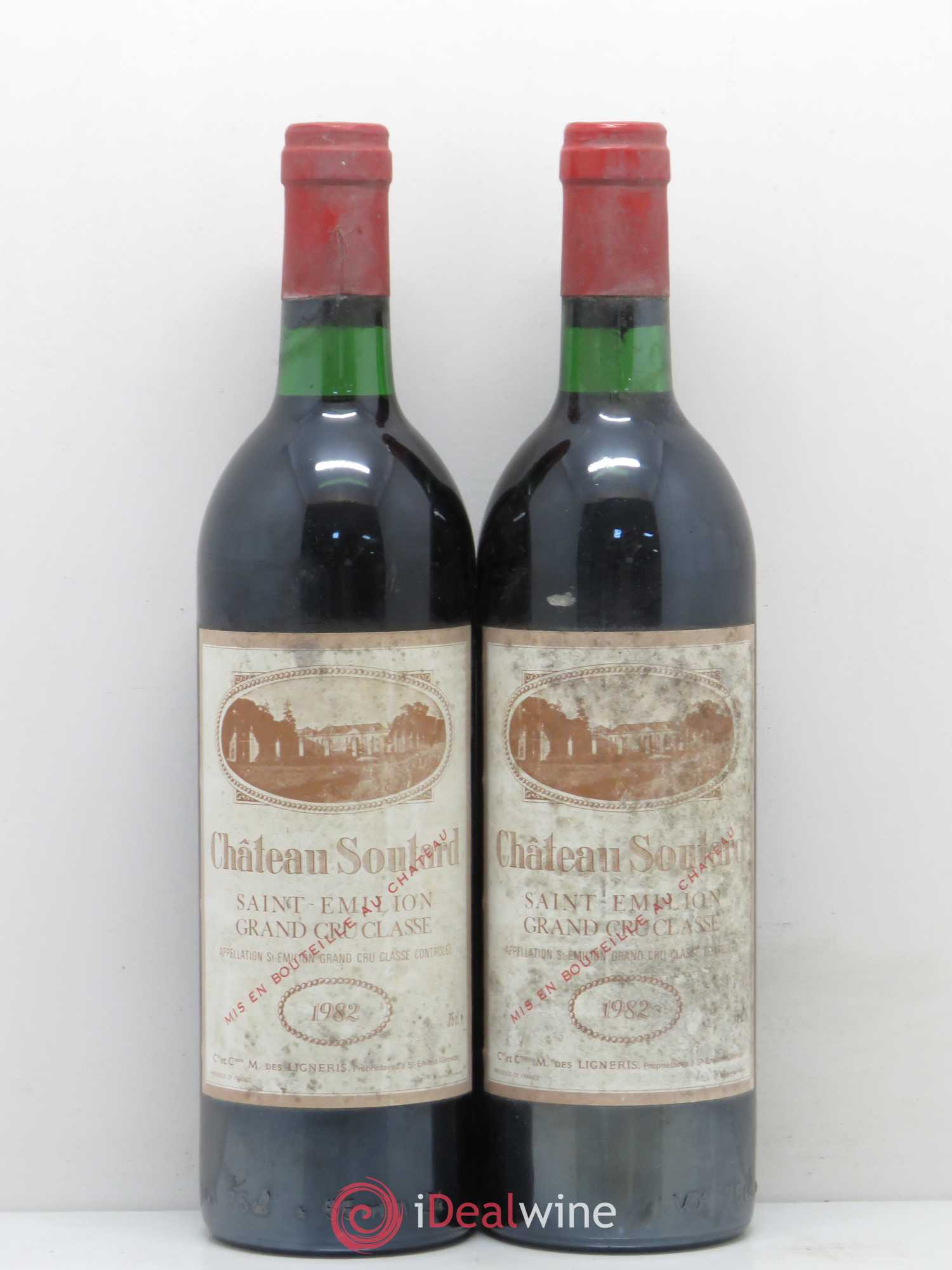 Château Soutard Grand Cru Classé (sans prix de réserve) 1982 - Lot de 5 bouteilles - 2