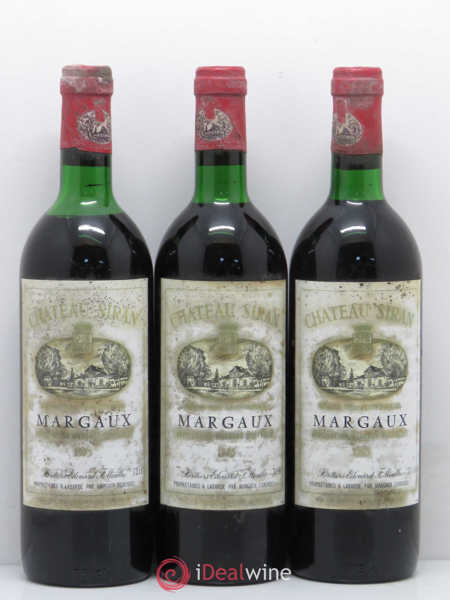 Château Siran 1975 - Lot de 6 bouteilles - 1