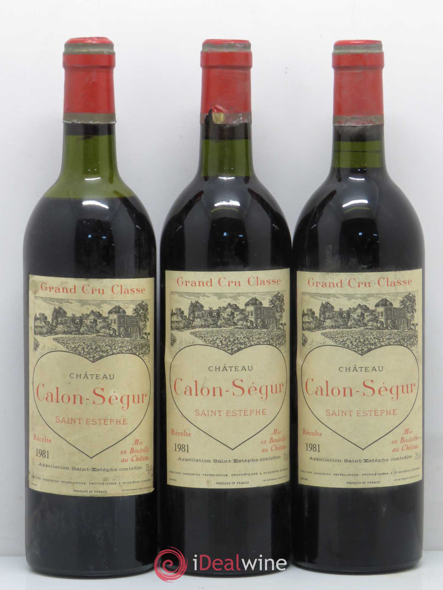 Château Calon Ségur 3ème Grand Cru Classé 1981 - Lot de 12 bouteilles - 2