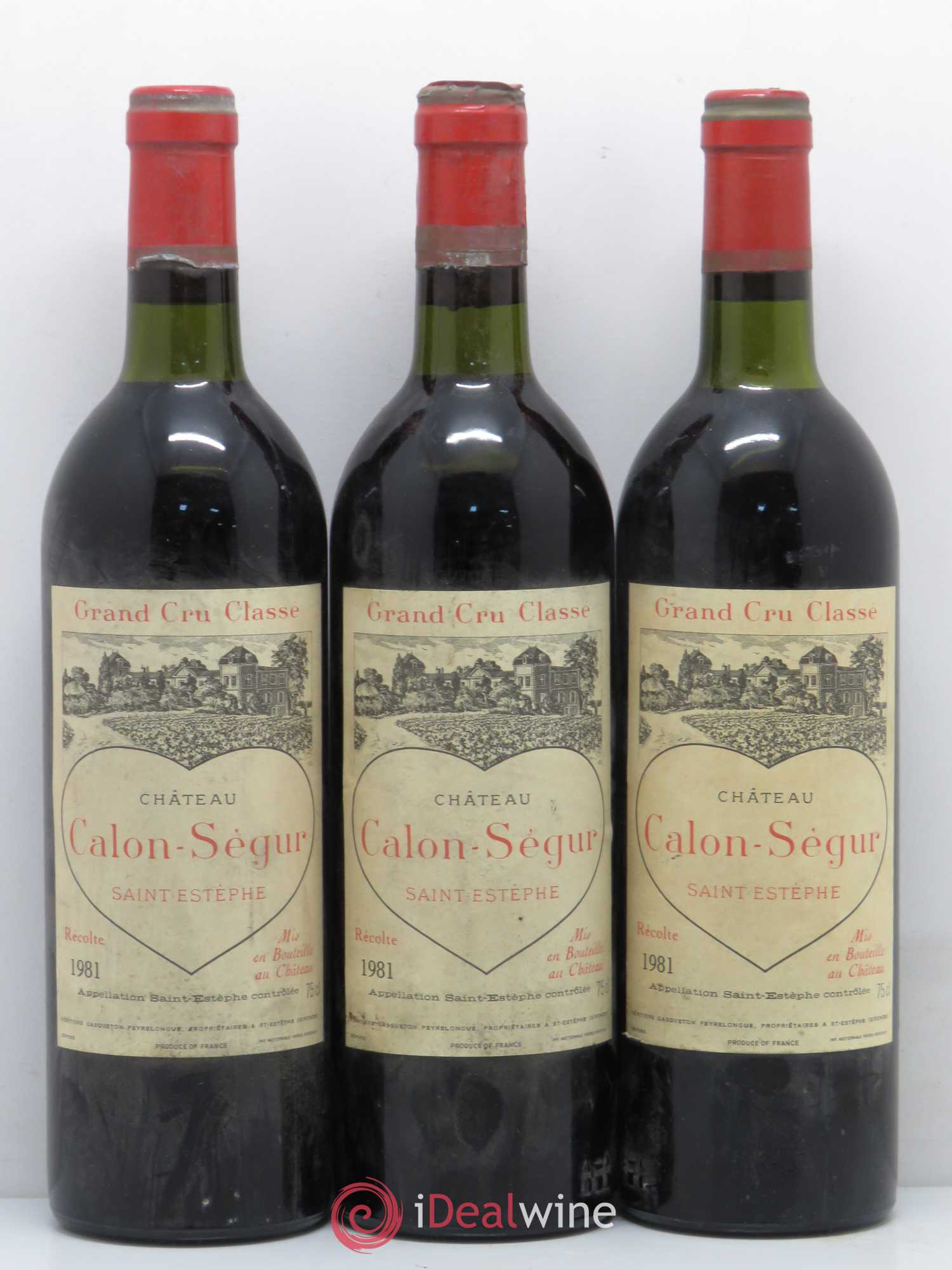 Château Calon Ségur 3ème Grand Cru Classé 1981 - Lot de 12 bouteilles - 4