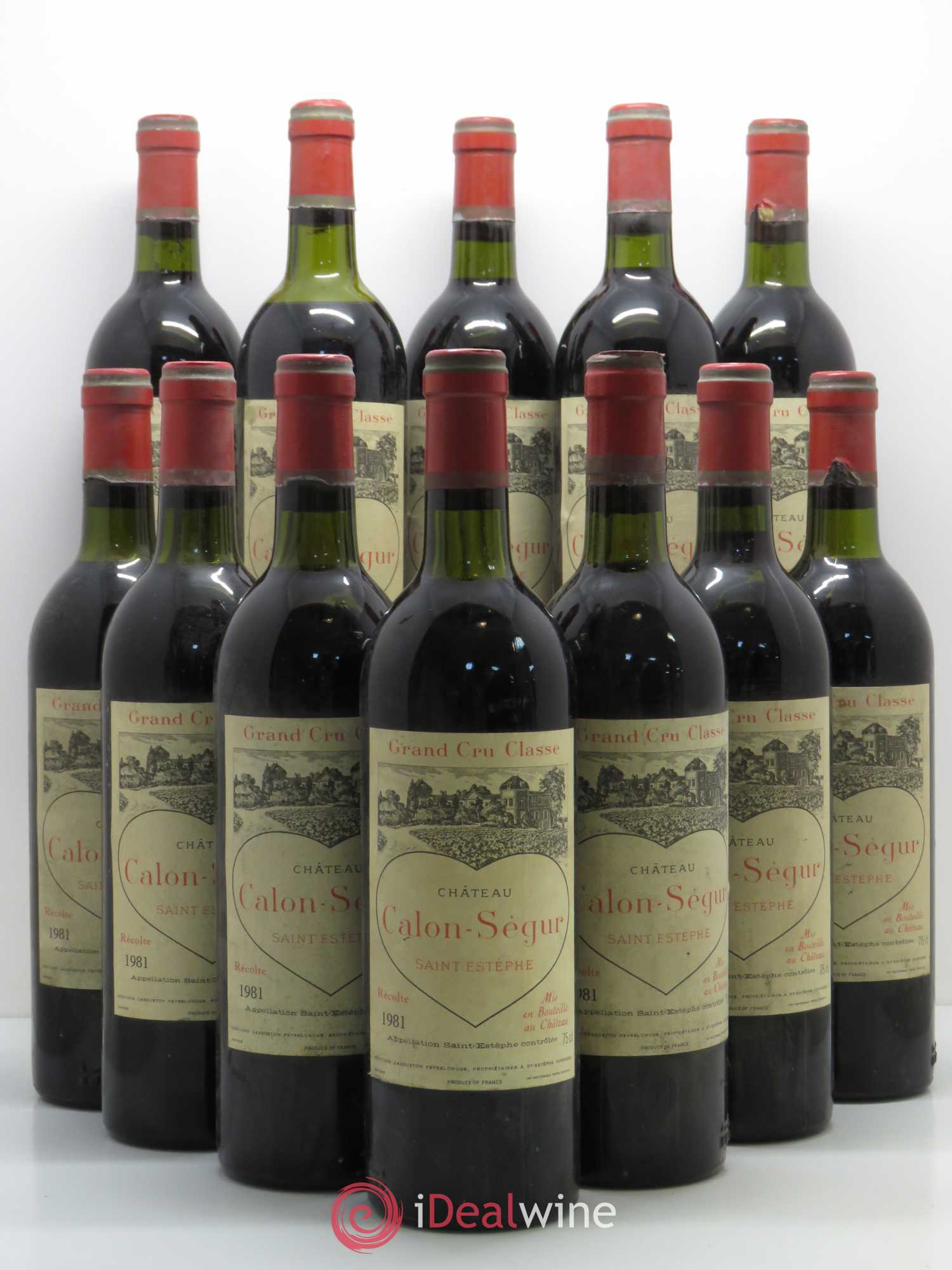 Château Calon Ségur 3ème Grand Cru Classé 1981 - Lot de 12 bouteilles - 0