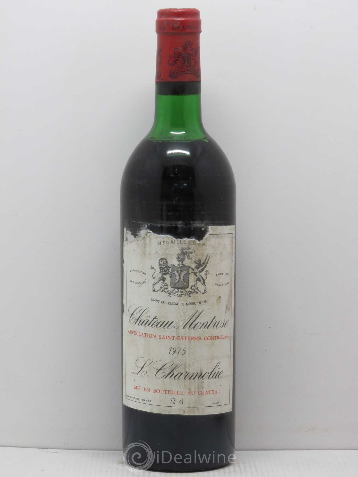 Château Montrose 2ème Grand Cru Classé 1975 - Lot de 1 bouteille - 0