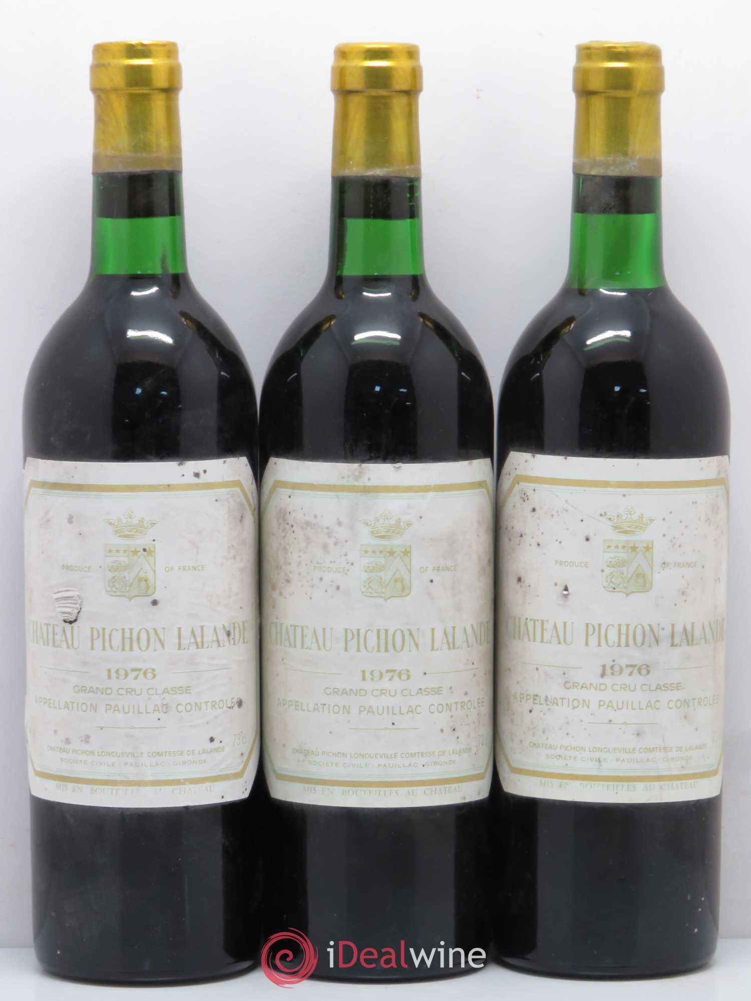 Château Pichon Longueville Comtesse de Lalande 2ème Grand Cru Classé 1976 - Lot de 12 bouteilles - 3