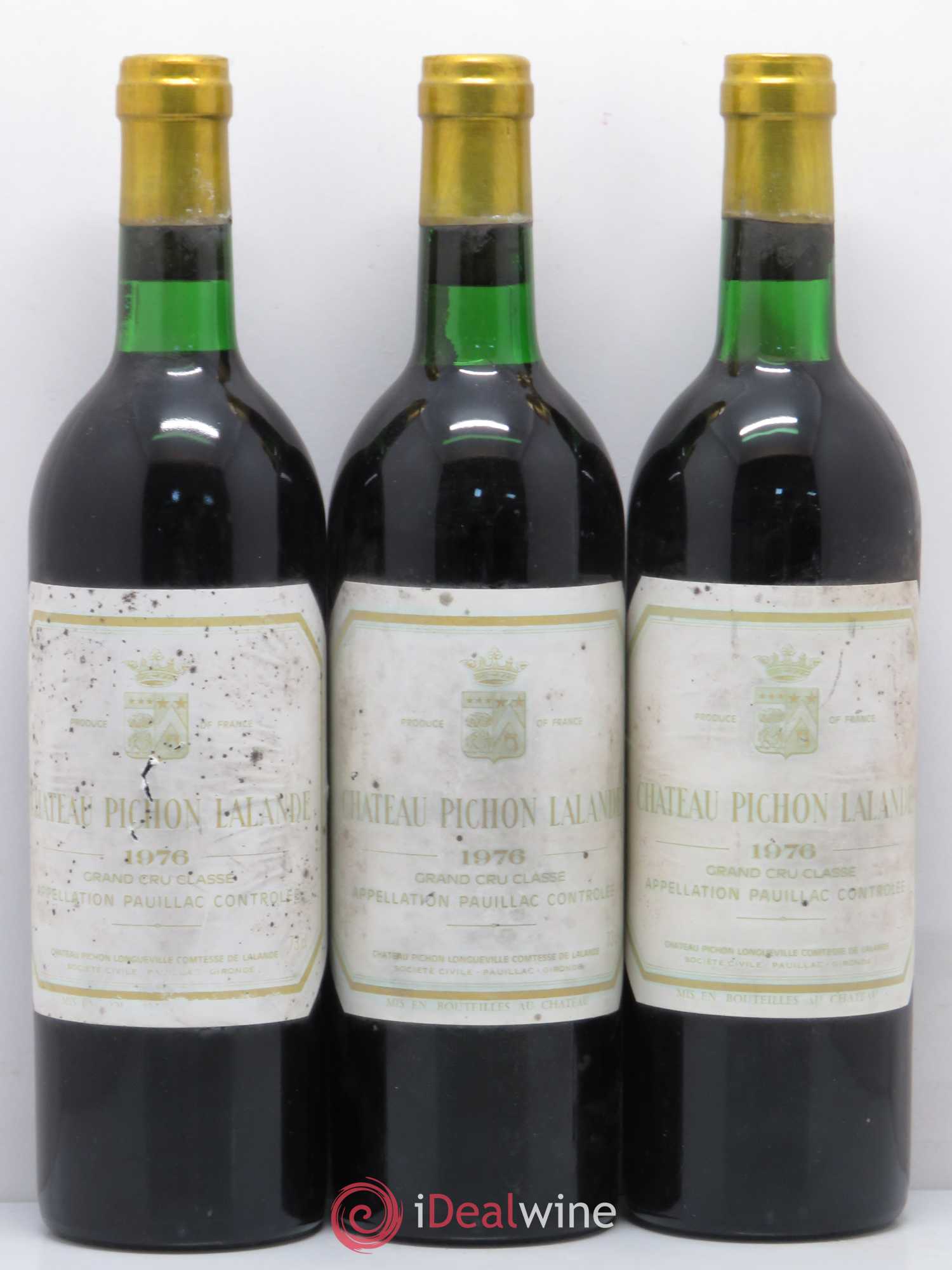 Château Pichon Longueville Comtesse de Lalande 2ème Grand Cru Classé 1976 - Lot de 12 bouteilles - 4