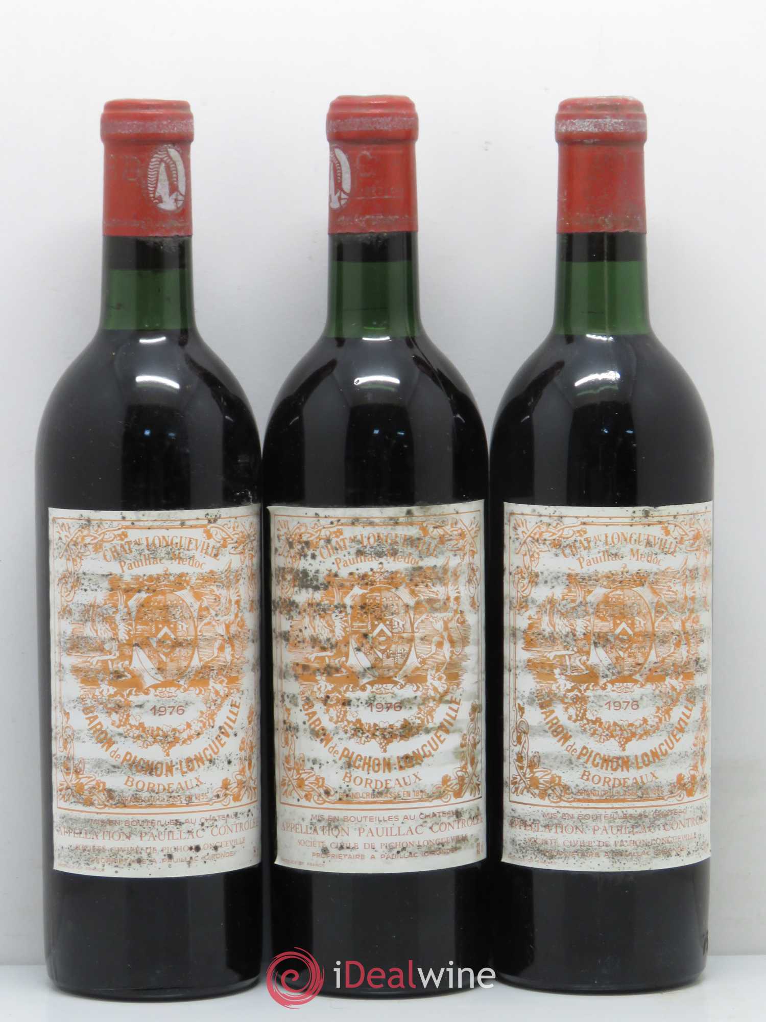 Pichon Longueville Baron 2ème Grand Cru Classé  (sans prix de réserve) 1976 - Lot de 6 bouteilles - 2