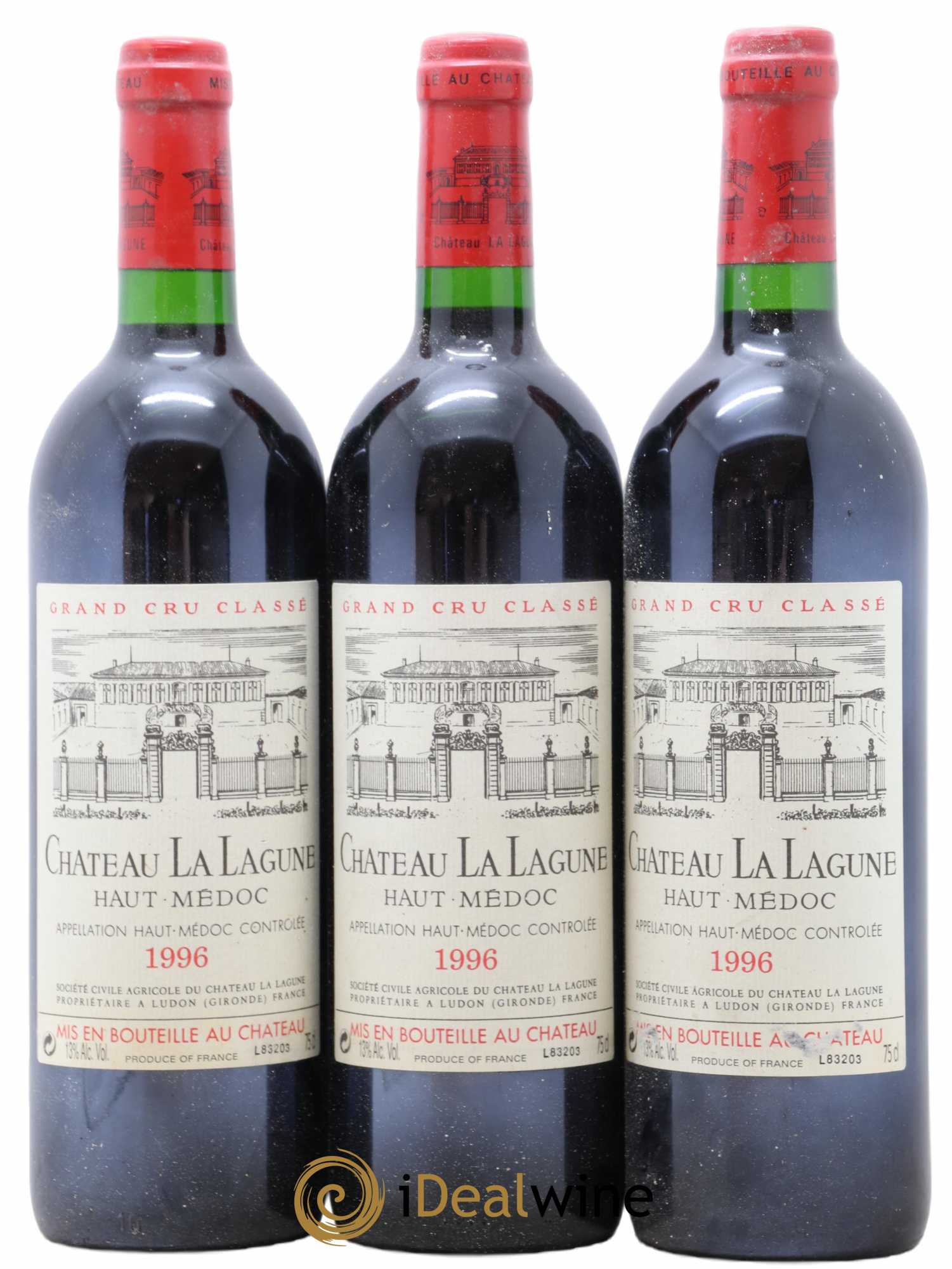 Château la Lagune 3ème Grand Cru Classé 1996 - Lot de 12 bouteilles - 1